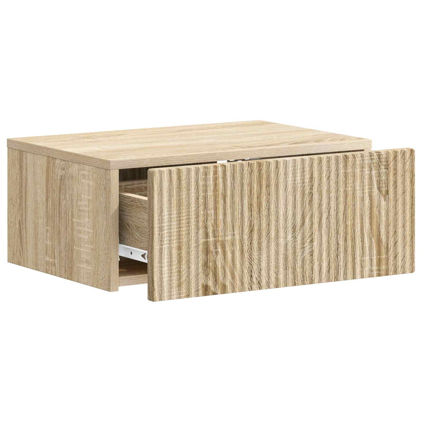Wall-Mounted Bedside Cabinet Sonoma Oak 49 x 34.5 x 20 cm