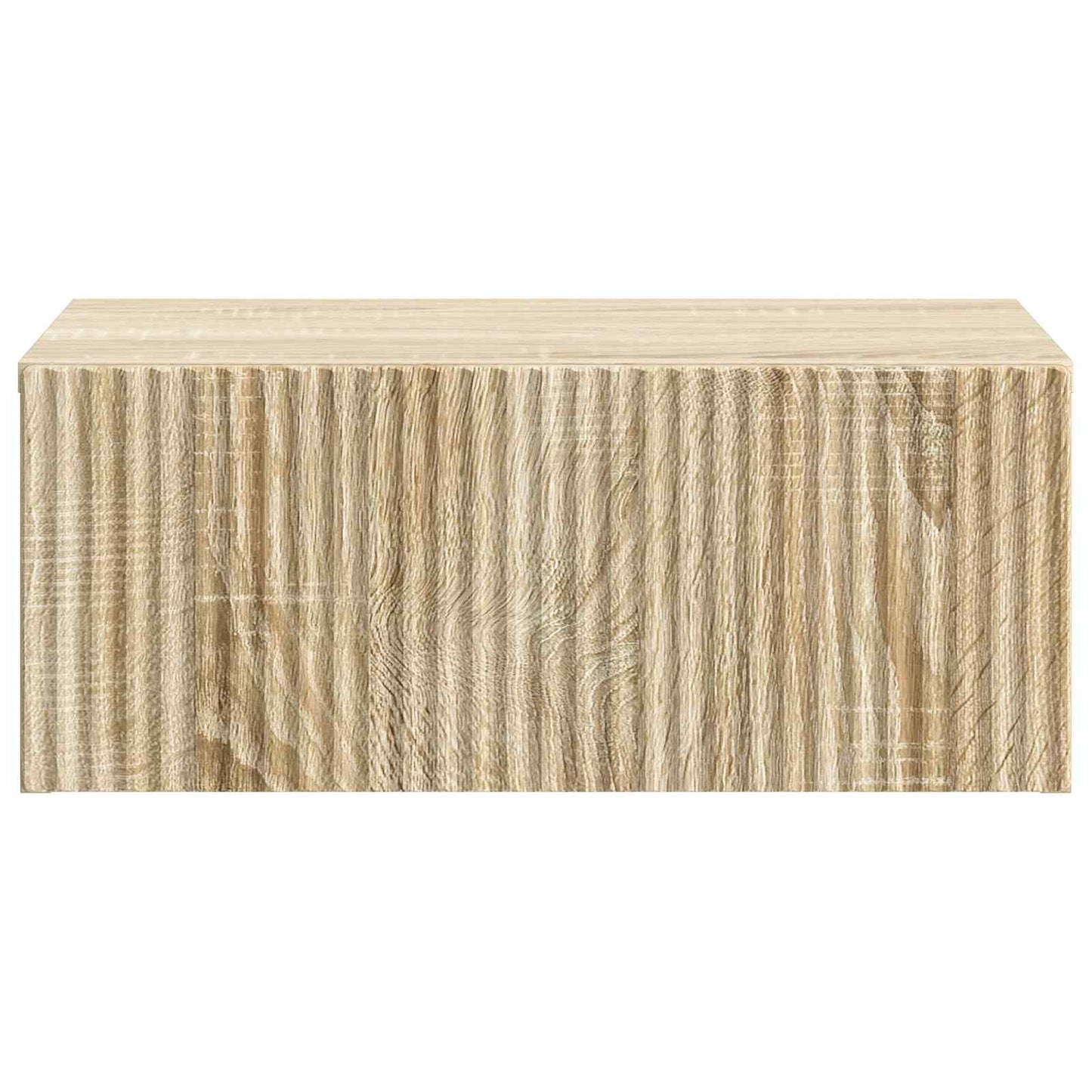 Wall-Mounted Bedside Cabinet Sonoma Oak 49 x 34.5 x 20 cm
