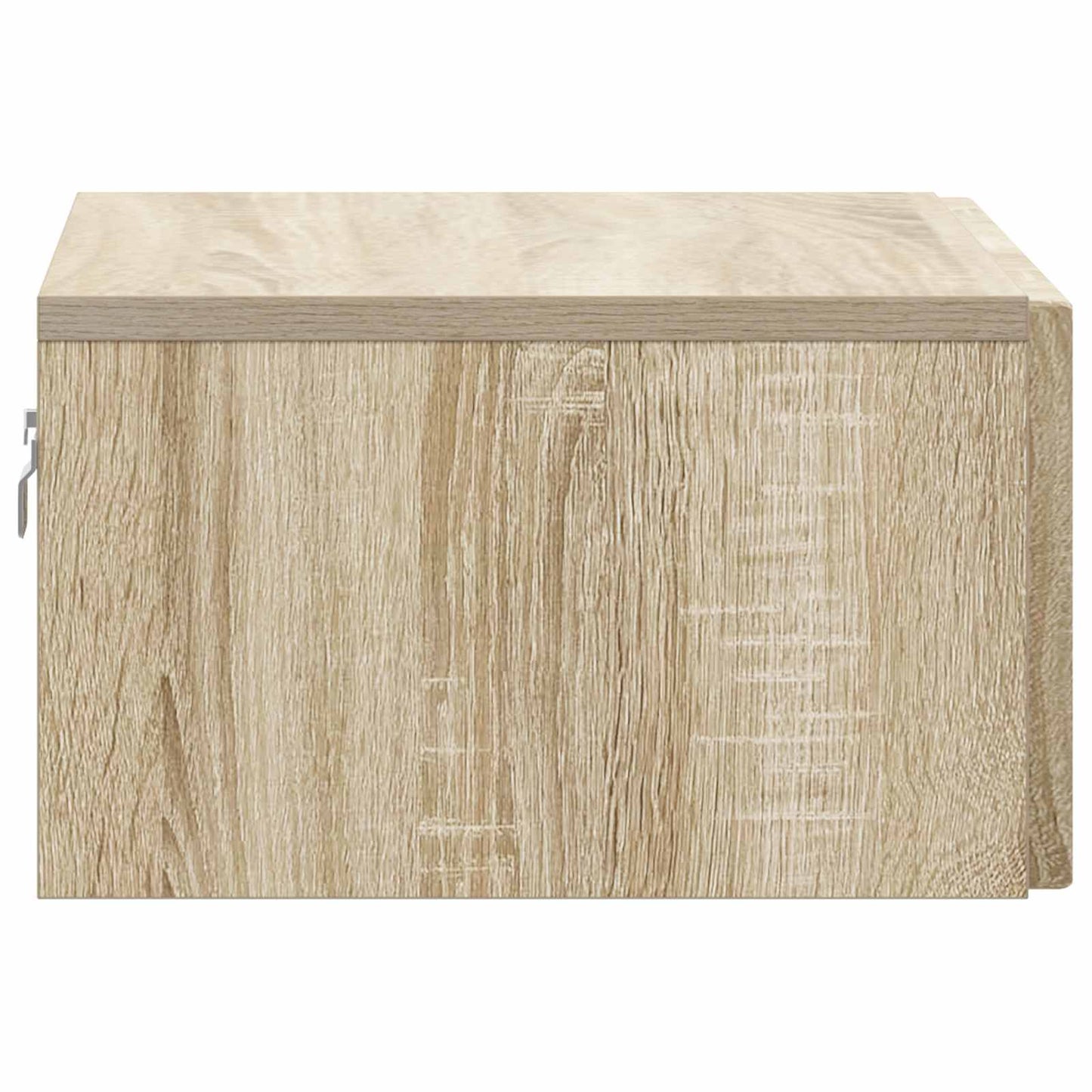 Wall-Mounted Bedside Cabinet Sonoma Oak 49 x 34.5 x 20 cm