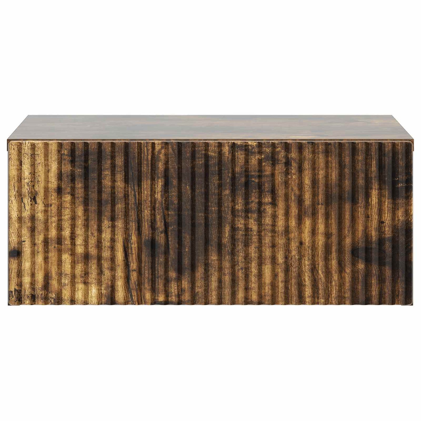 Wall-Mounted Bedside Cabinet 2 pcs Smoked Oak 49 x 34.5 x 20 cm