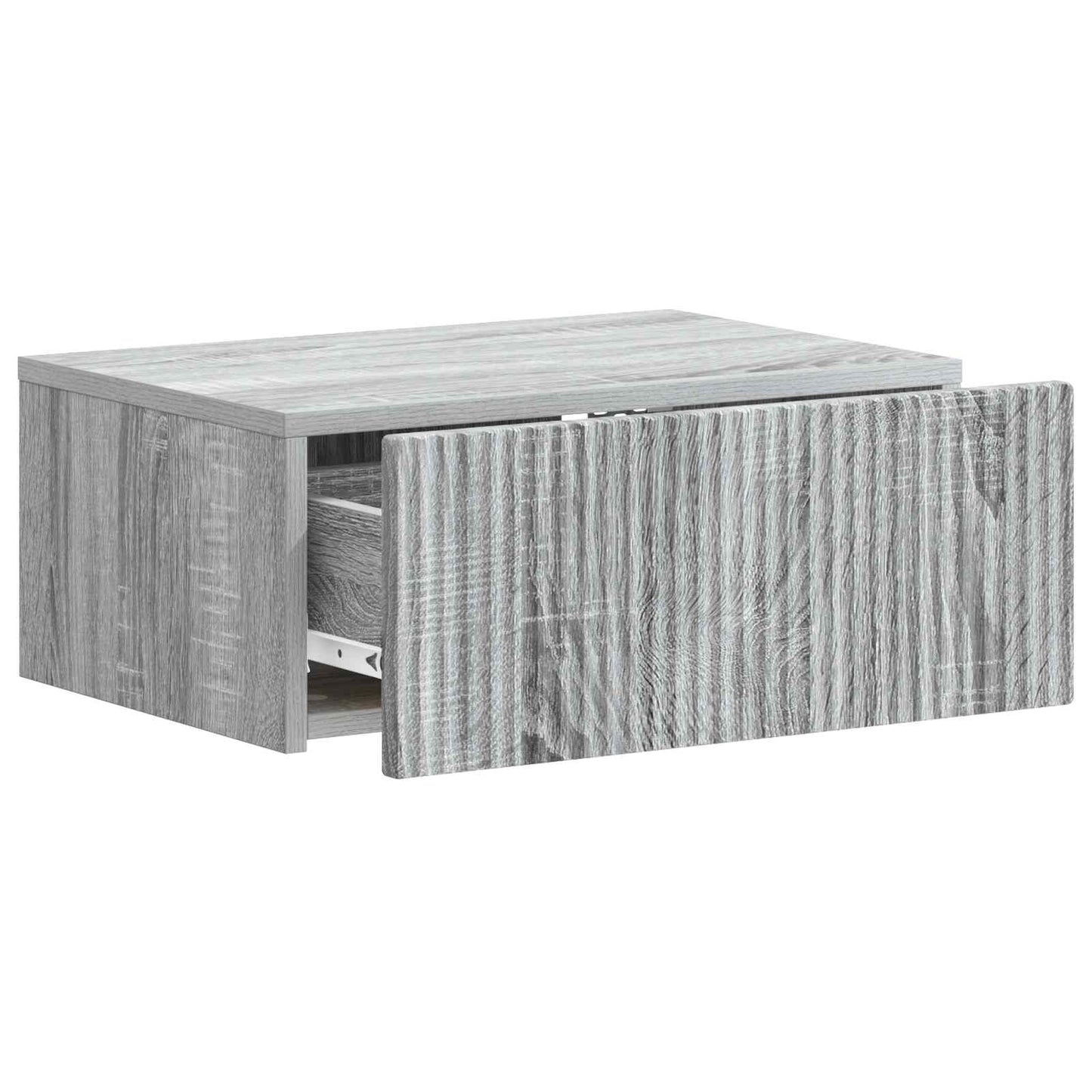 Wall-Mounted Bedside Cabinet 2 pcs Grey Sonoma Engineered Wood
