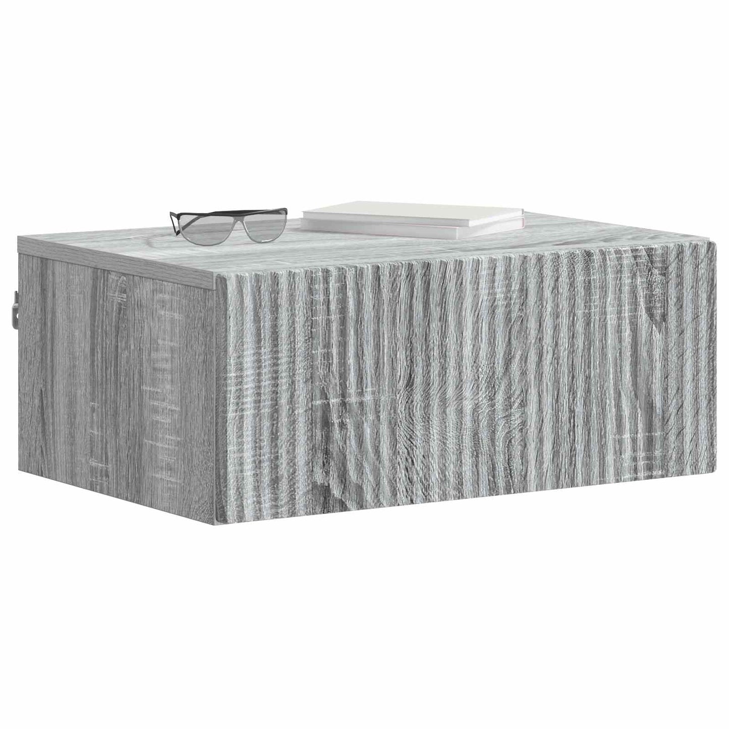 Wall-Mounted Bedside Cabinet 2 pcs Grey Sonoma Engineered Wood