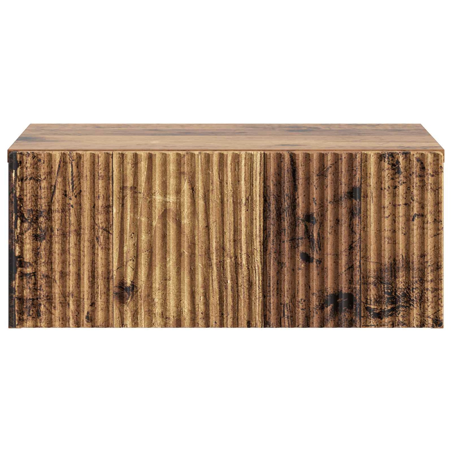Wall-Mounted Bedside Cabinet 2 pcs Old Wood 49 x 34.5 x 20 cm