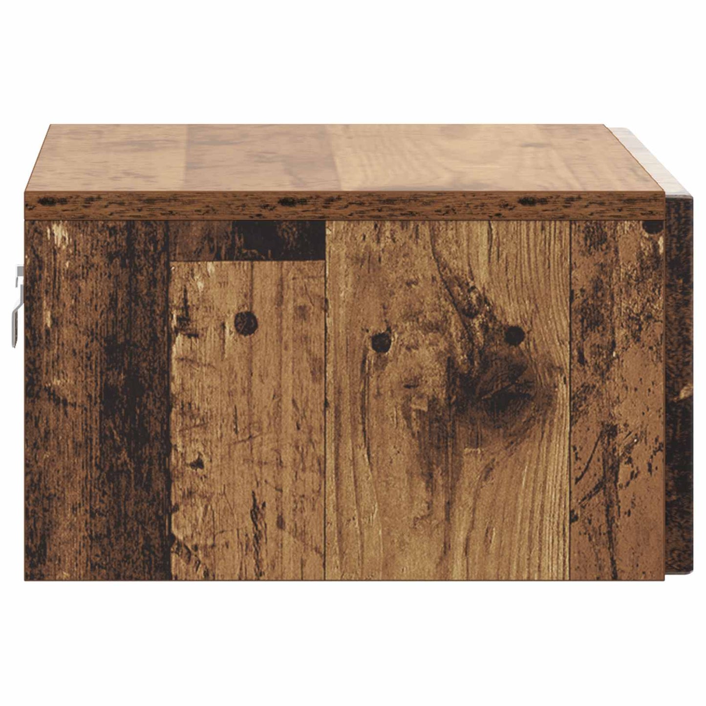 Wall-Mounted Bedside Cabinet 2 pcs Old Wood 49 x 34.5 x 20 cm