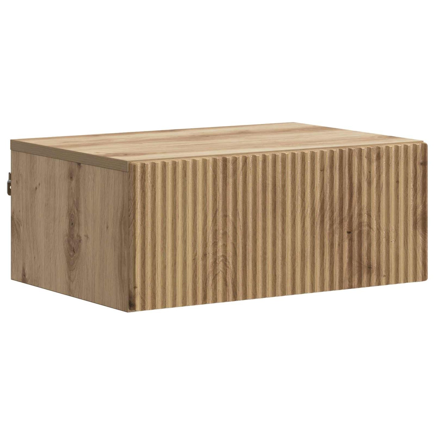 Wall-Mounted Bedside Cabinet Artisan Oak 49 x 34.5 x 20 cm
