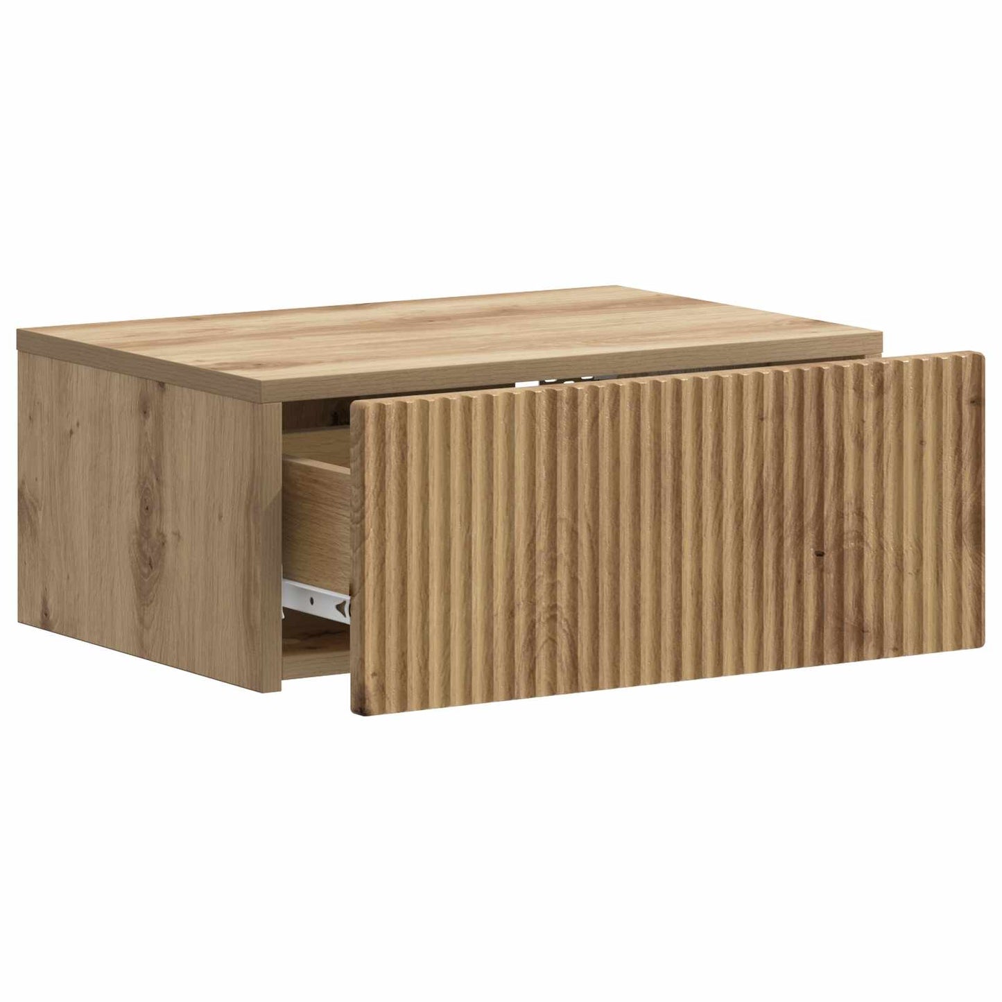 Wall-Mounted Bedside Cabinet Artisan Oak 49 x 34.5 x 20 cm