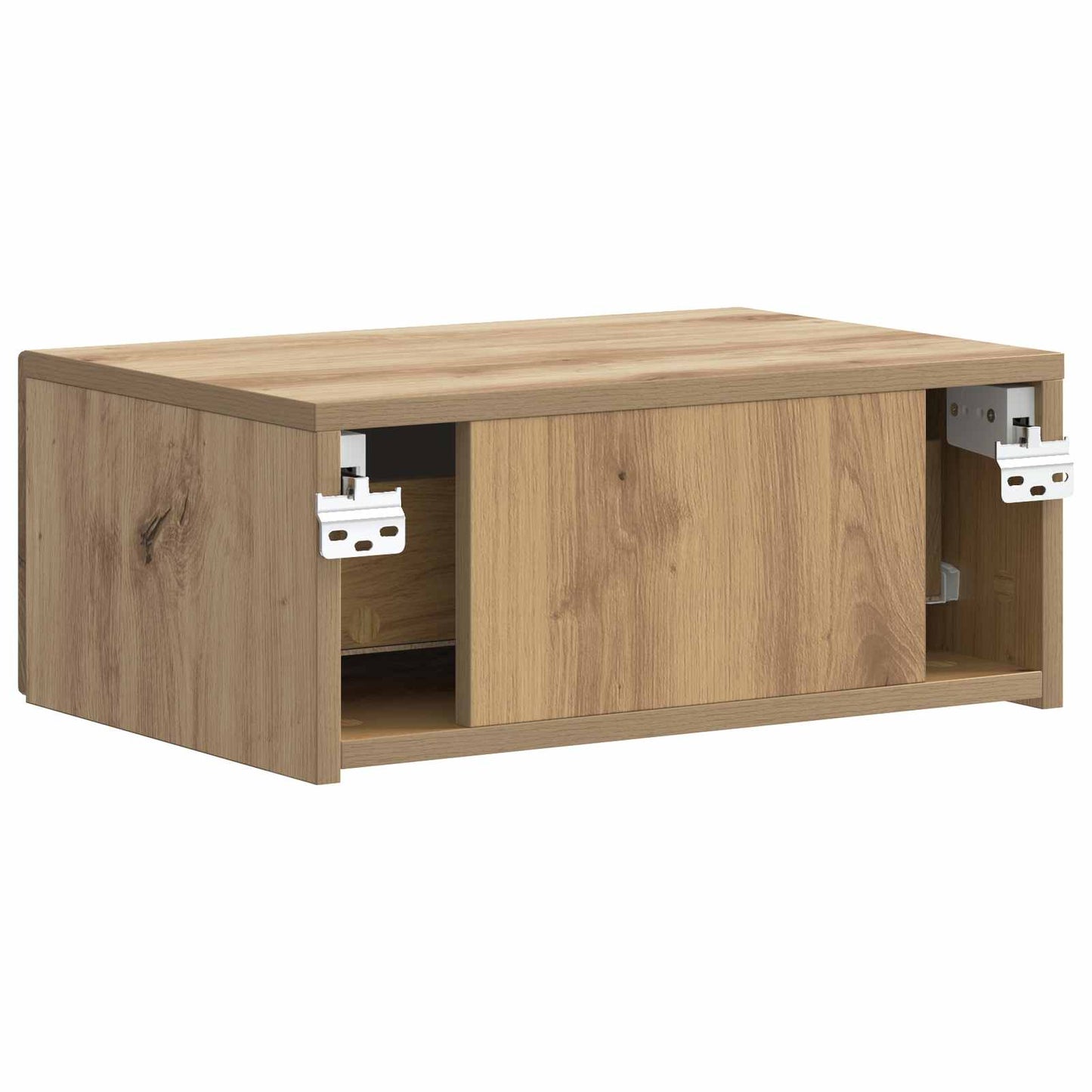 Wall-Mounted Bedside Cabinet Artisan Oak 49 x 34.5 x 20 cm