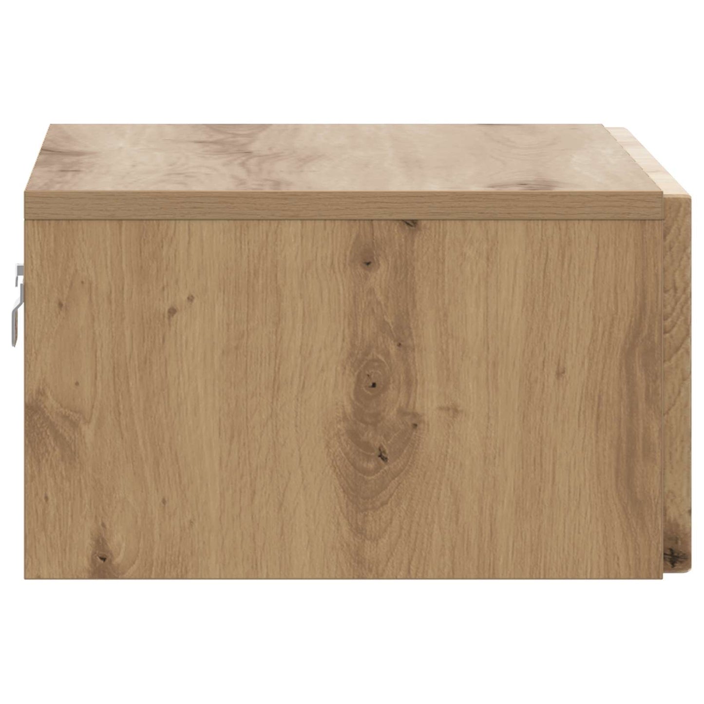 Wall-Mounted Bedside Cabinet Artisan Oak 49 x 34.5 x 20 cm
