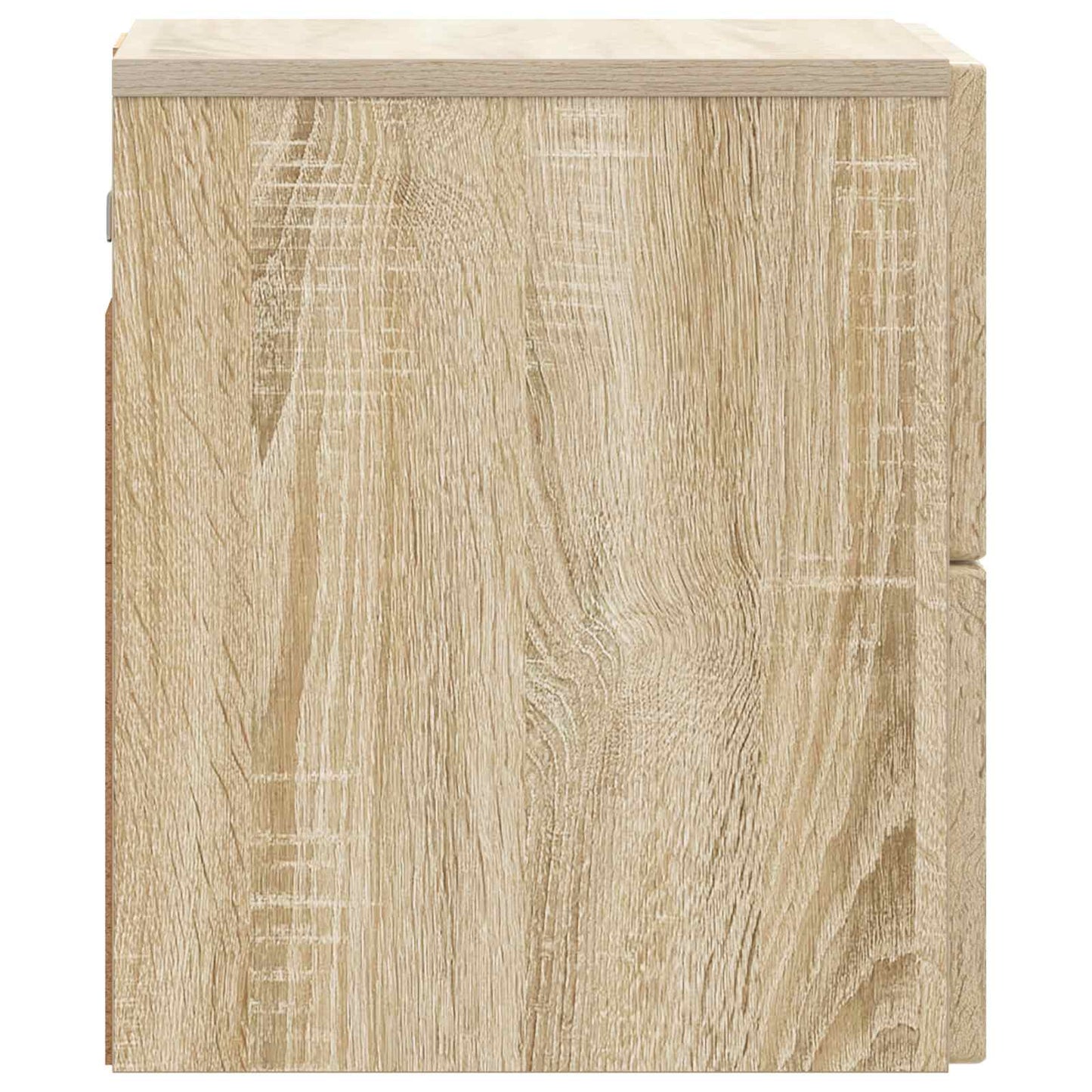 Wall-Mounted Bedside Cabinet 2 pcs Sonoma Oak 33 x 34.5 x 40 cm