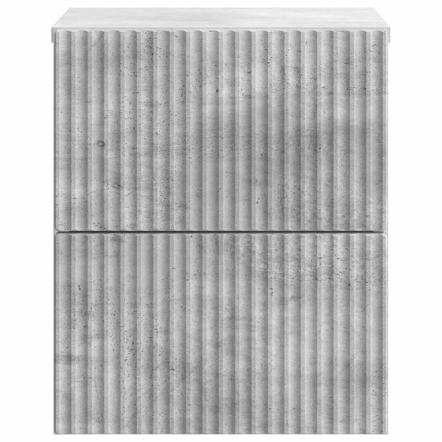 Wall-Mounted Bedside Cabinet Concrete Grey 33 x 34.5 x 40 cm
