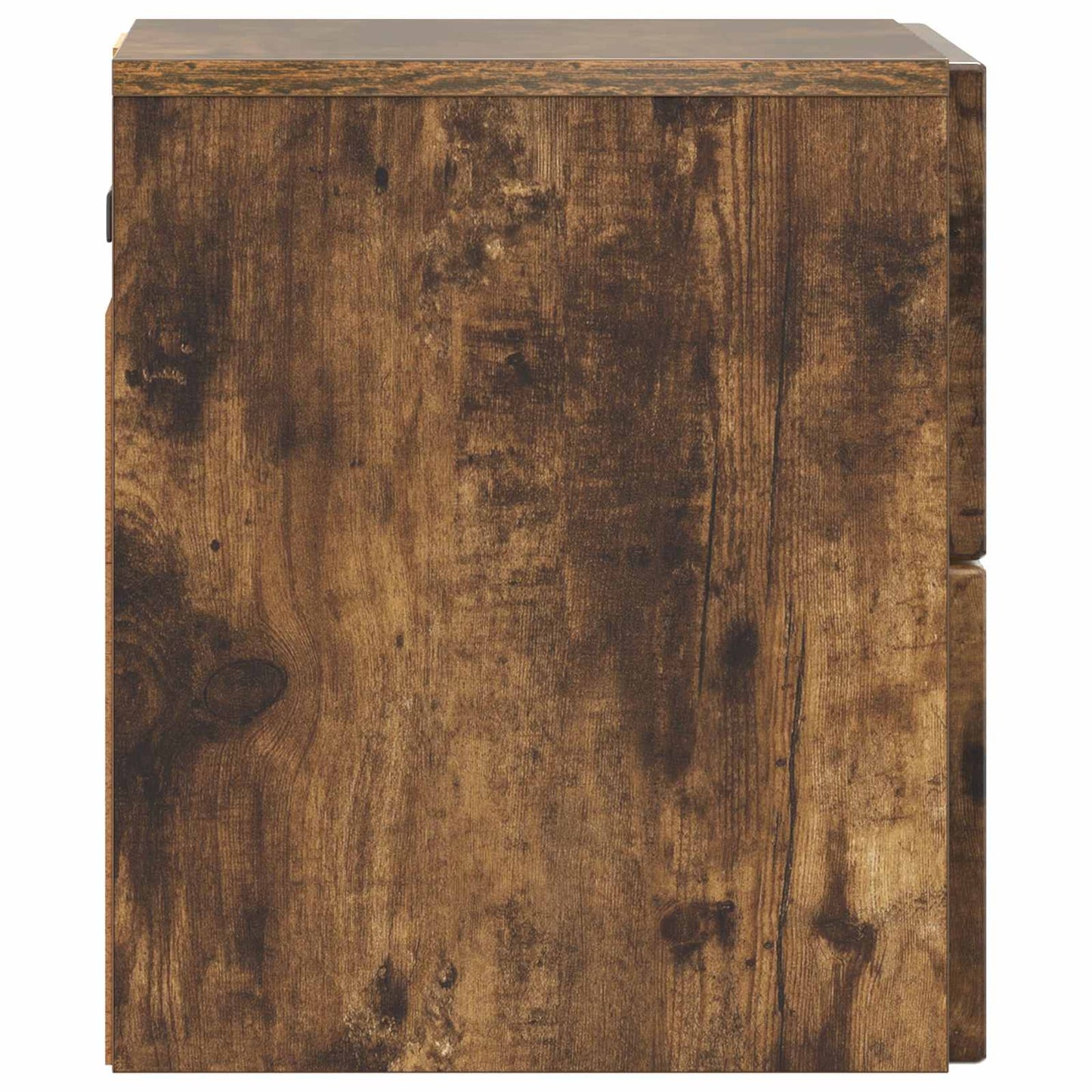 Wall-Mounted Bedside Cabinet 2 pcs Smoked Oak 33 x 34.5 x 40 cm