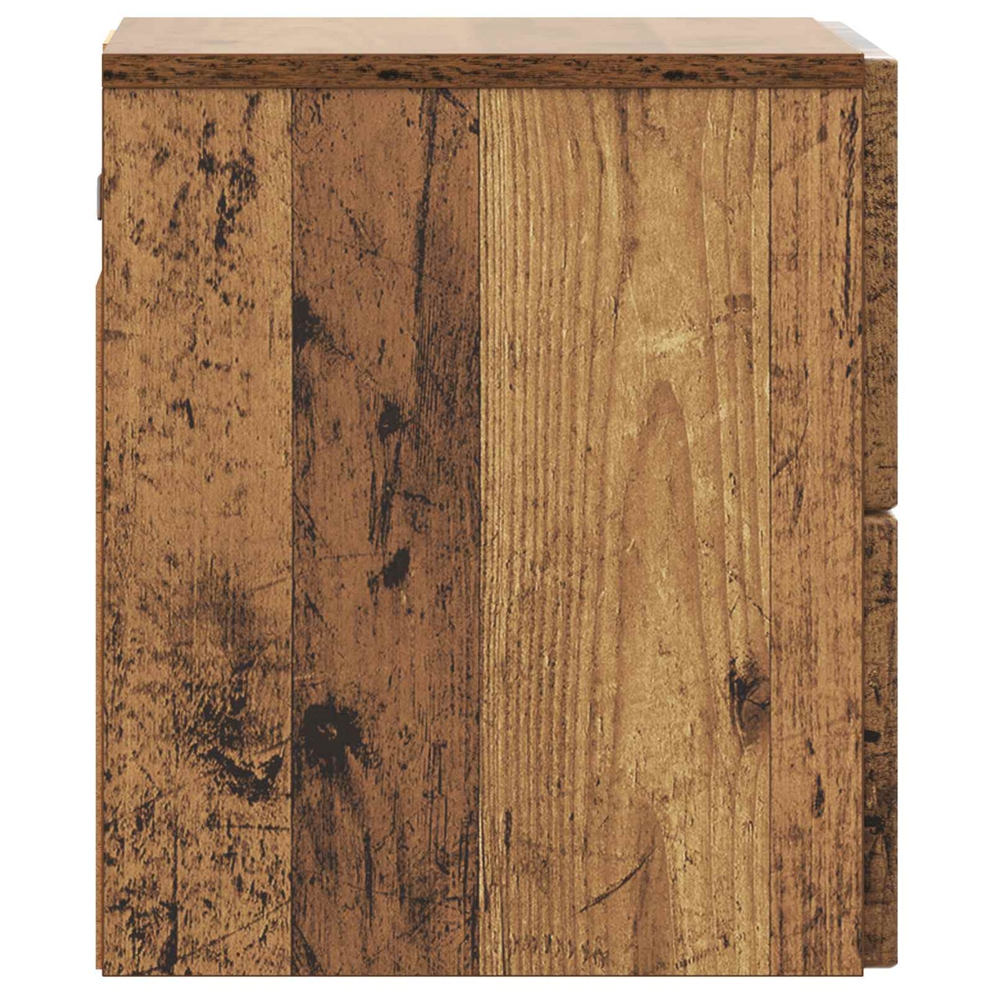 Wall-Mounted Bedside Cabinet 2 pcs Old Wood 33 x 34.5 x 40 cm