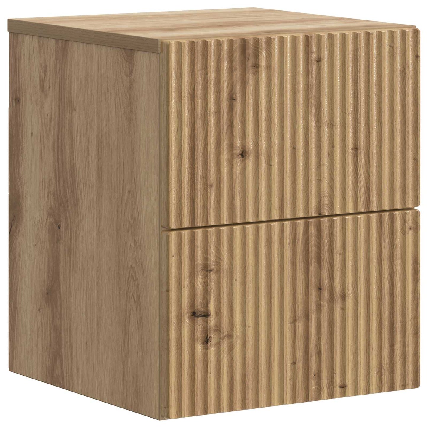 Wall-Mounted Bedside Cabinet Artisan Oak 33 x 34.5 x 40 cm