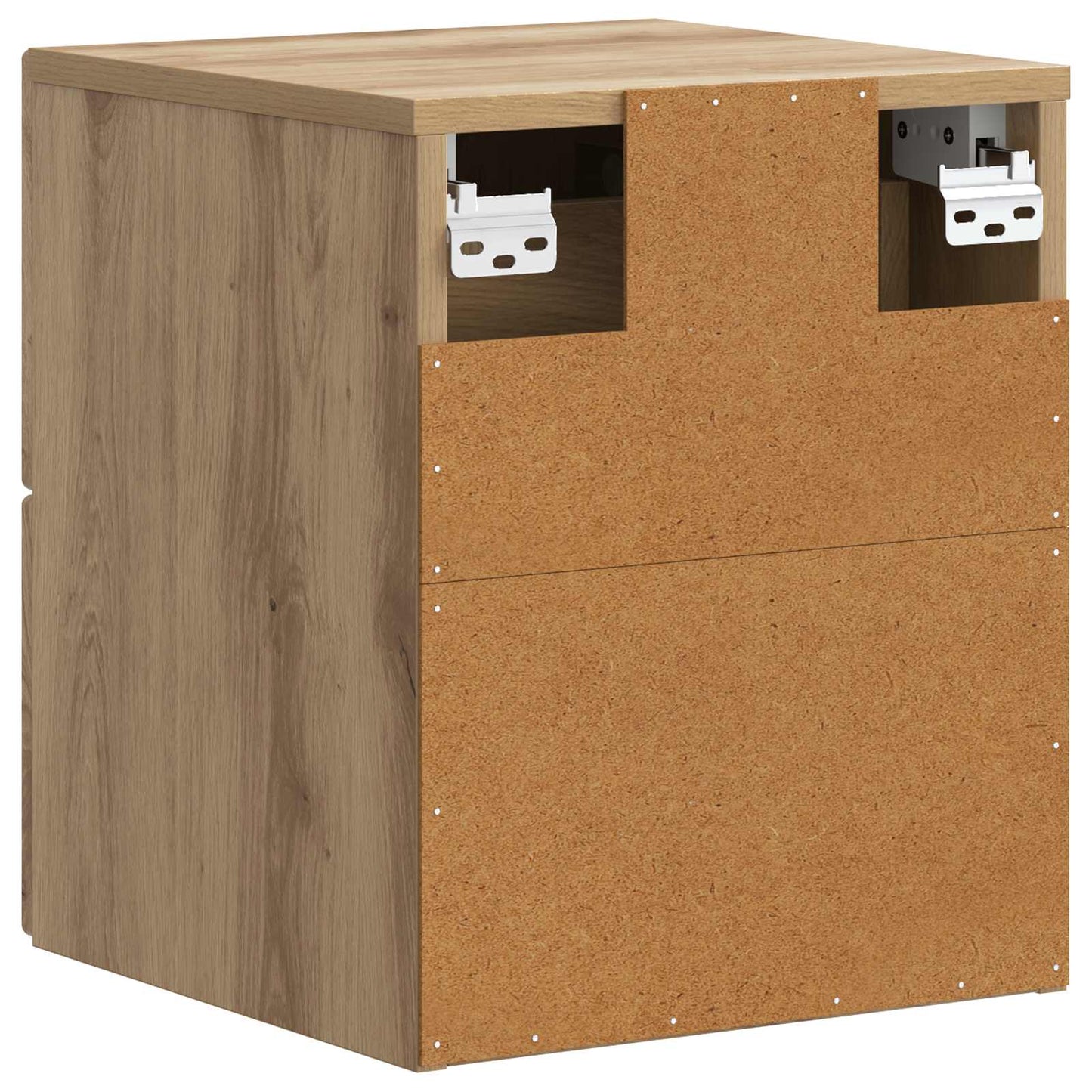 Wall-Mounted Bedside Cabinet Artisan Oak 33 x 34.5 x 40 cm