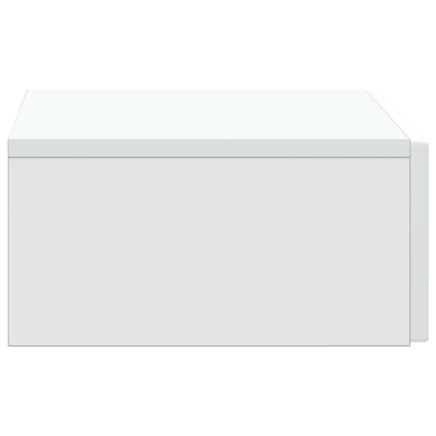 Wall-Mounted Side Table White 59 x 34.5 x 17 cm Engineered Wood