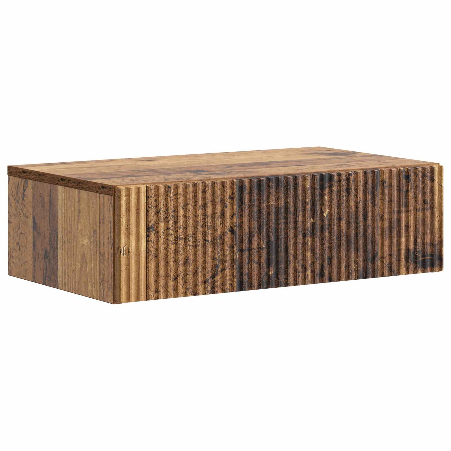 Wall-Mounted Side Table Wall-mounted Old Wood 59 x 34.5 x 17 cm