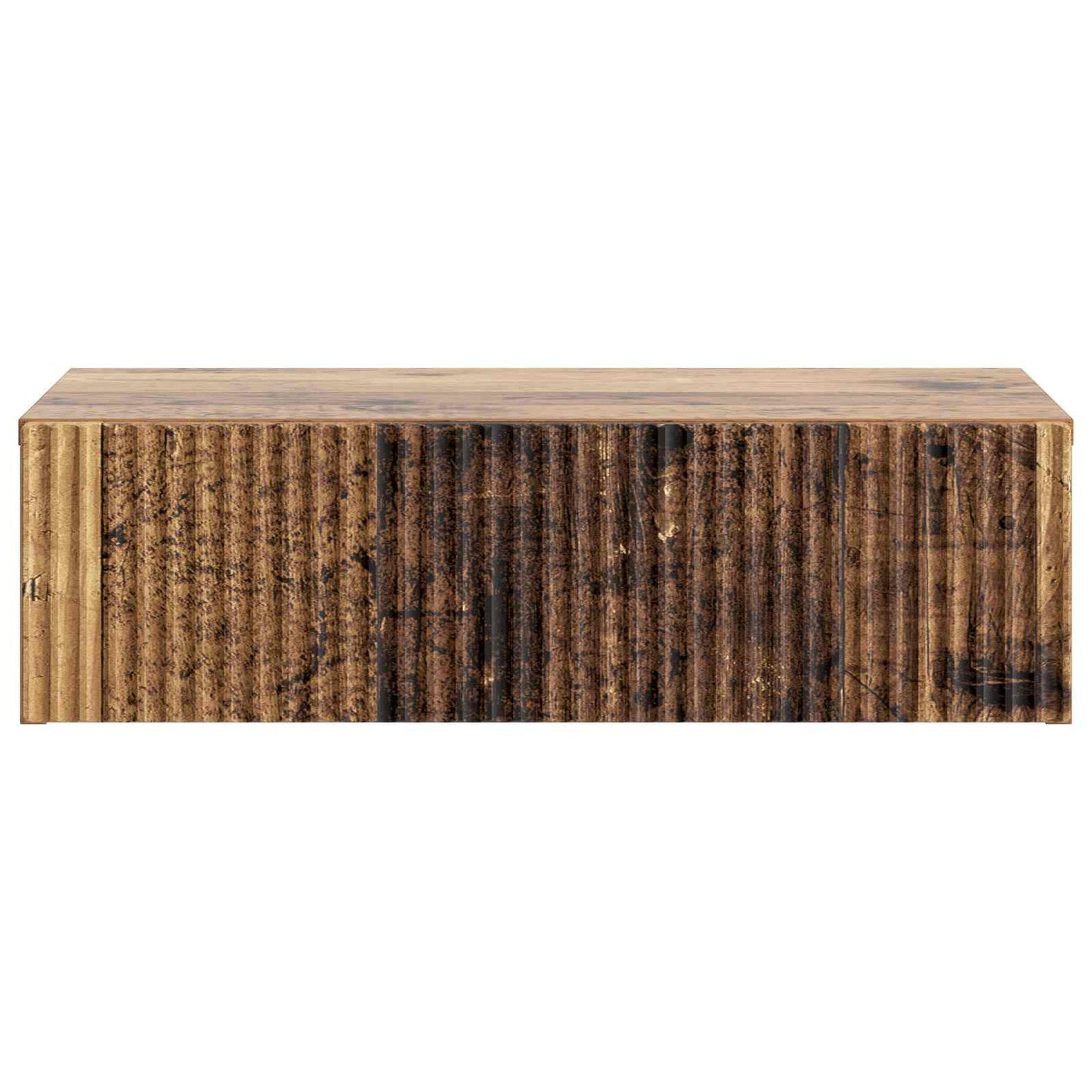 Wall-Mounted Side Table Wall-mounted Old Wood 59 x 34.5 x 17 cm