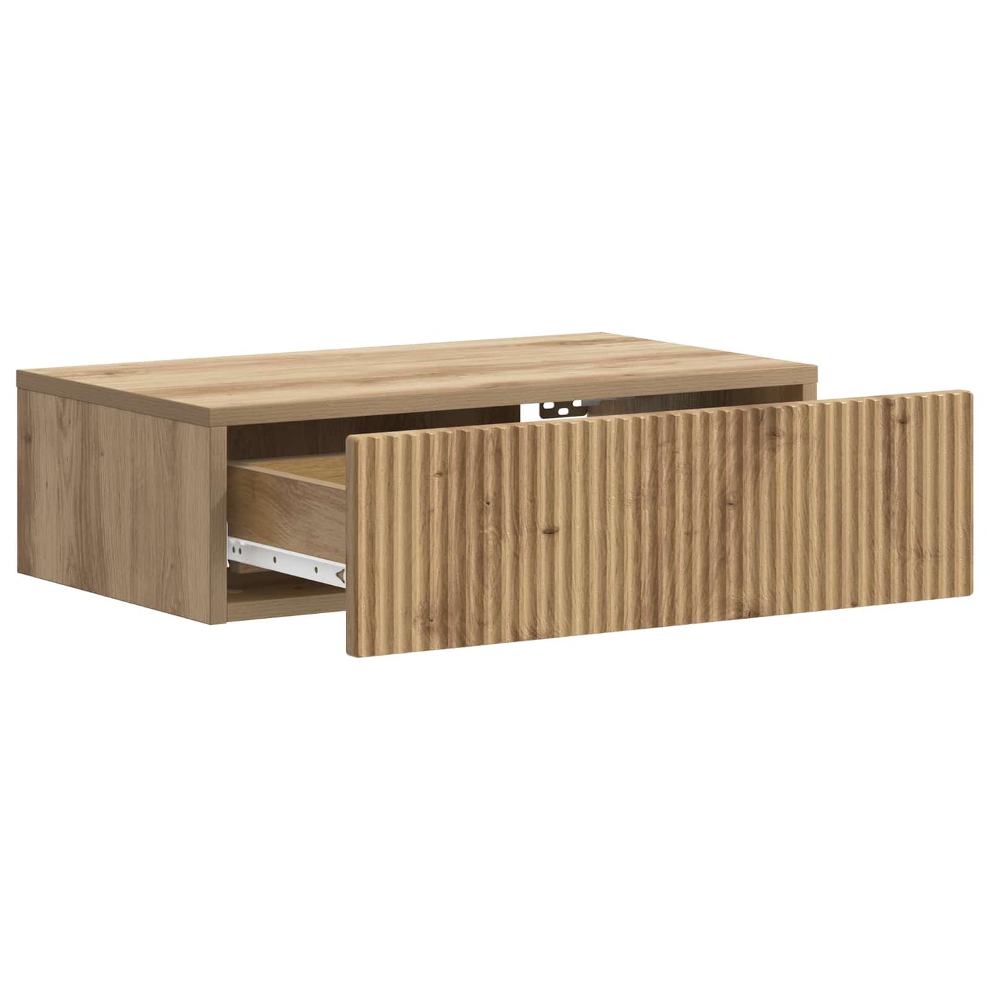 Wall-Mounted Side Table Artisan Oak 59 x 34.5 x 17 cm
