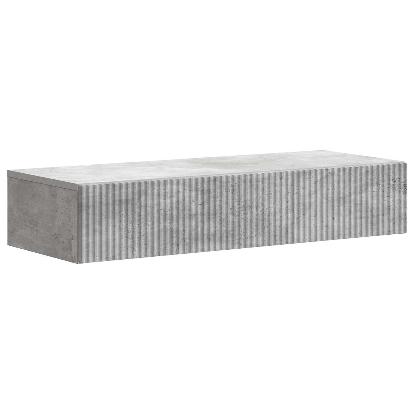 Wall-Mounted Side Table Concrete Grey 87.5 x 34.5 x 17 cm