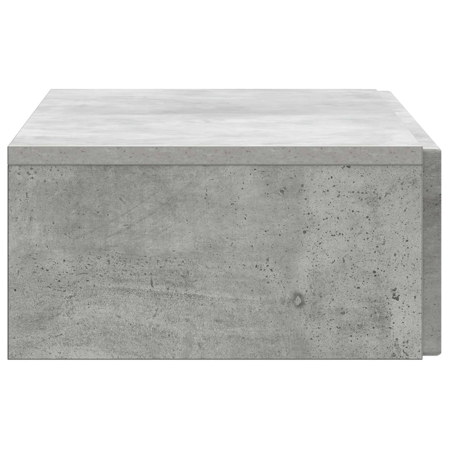 Wall-Mounted Side Table Concrete Grey 87.5 x 34.5 x 17 cm