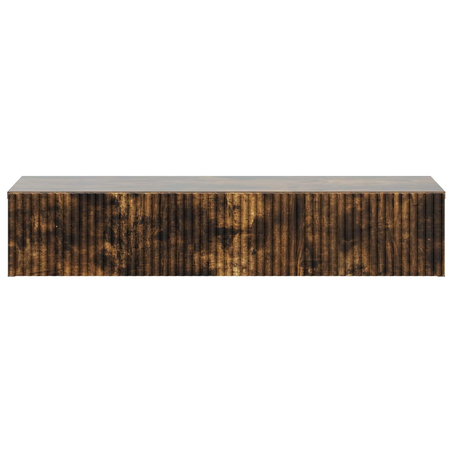 Wall-Mounted Side Table Smoked Oak 87.5 x 34.5 x 17 cm