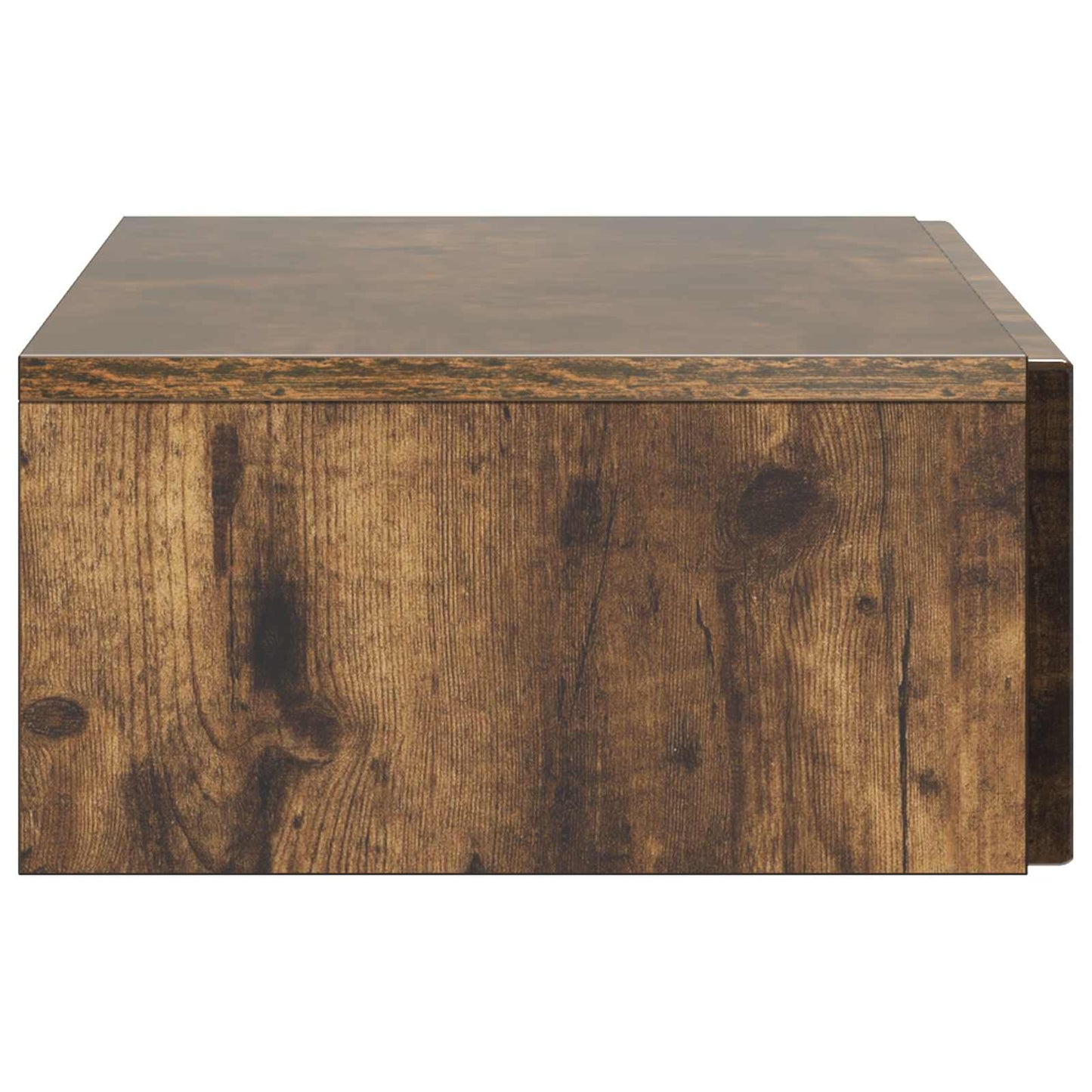 Wall-Mounted Side Table Smoked Oak 87.5 x 34.5 x 17 cm