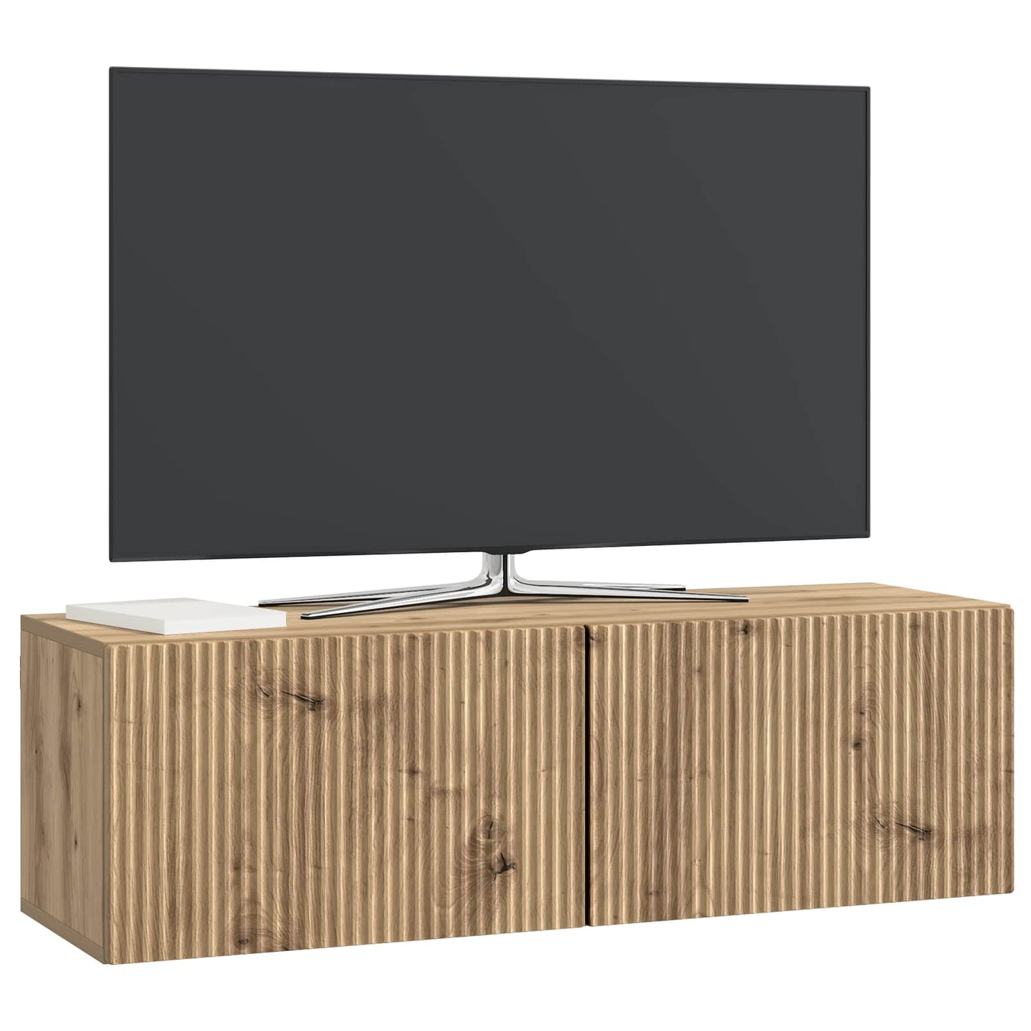Wall-Mounted TV Cabinet 98 x 31 x 30 cm Artisan Oak