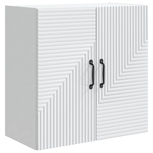 Wall-Mounted Cabinet White 59 x 31 x 60 cm Engineered Wood