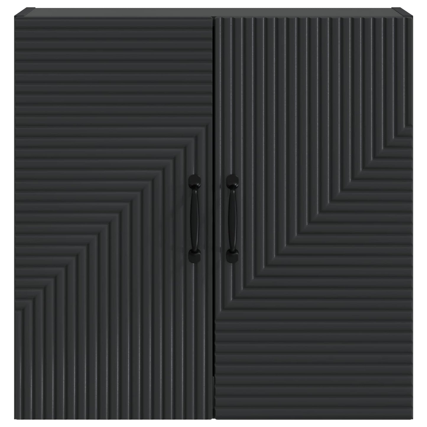 Wall-Mounted Cabinet Black 59 x 31 x 60 cm Engineered Wood