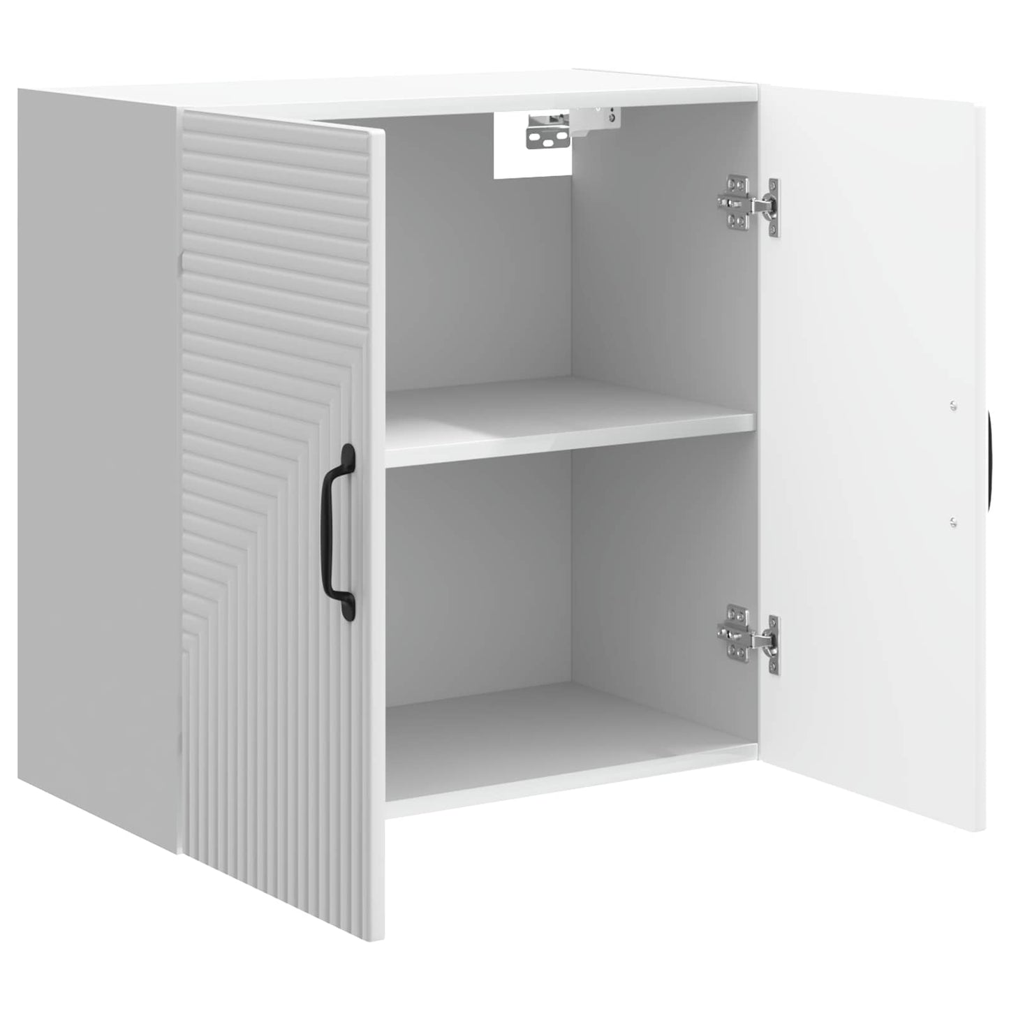 Wall-Mounted Cabinet High Gloss White 59 x 31 x 60 cm