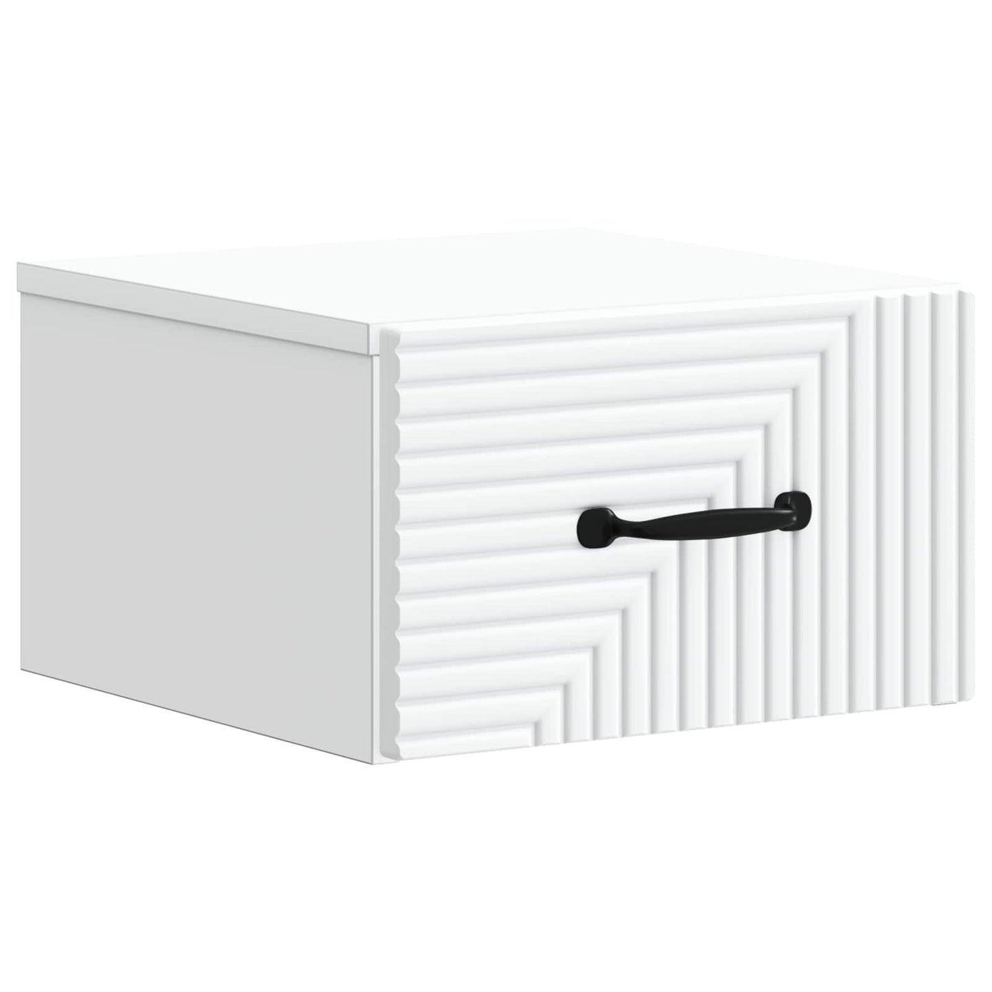 Wall-Mounted Bedside Cabinet 2 pcs White 34.5 x 33 x 20 cm