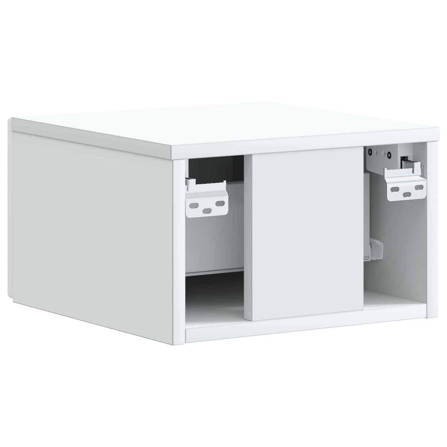 Wall-Mounted Bedside Cabinet 2 pcs White 34.5 x 33 x 20 cm
