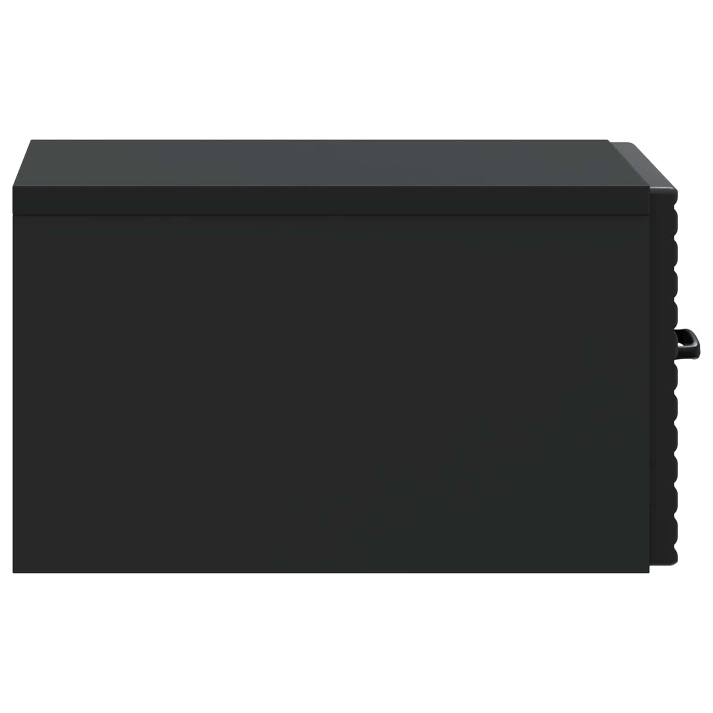 Wall-Mounted Bedside Cabinet Black 34.5 x 33 x 20 cm