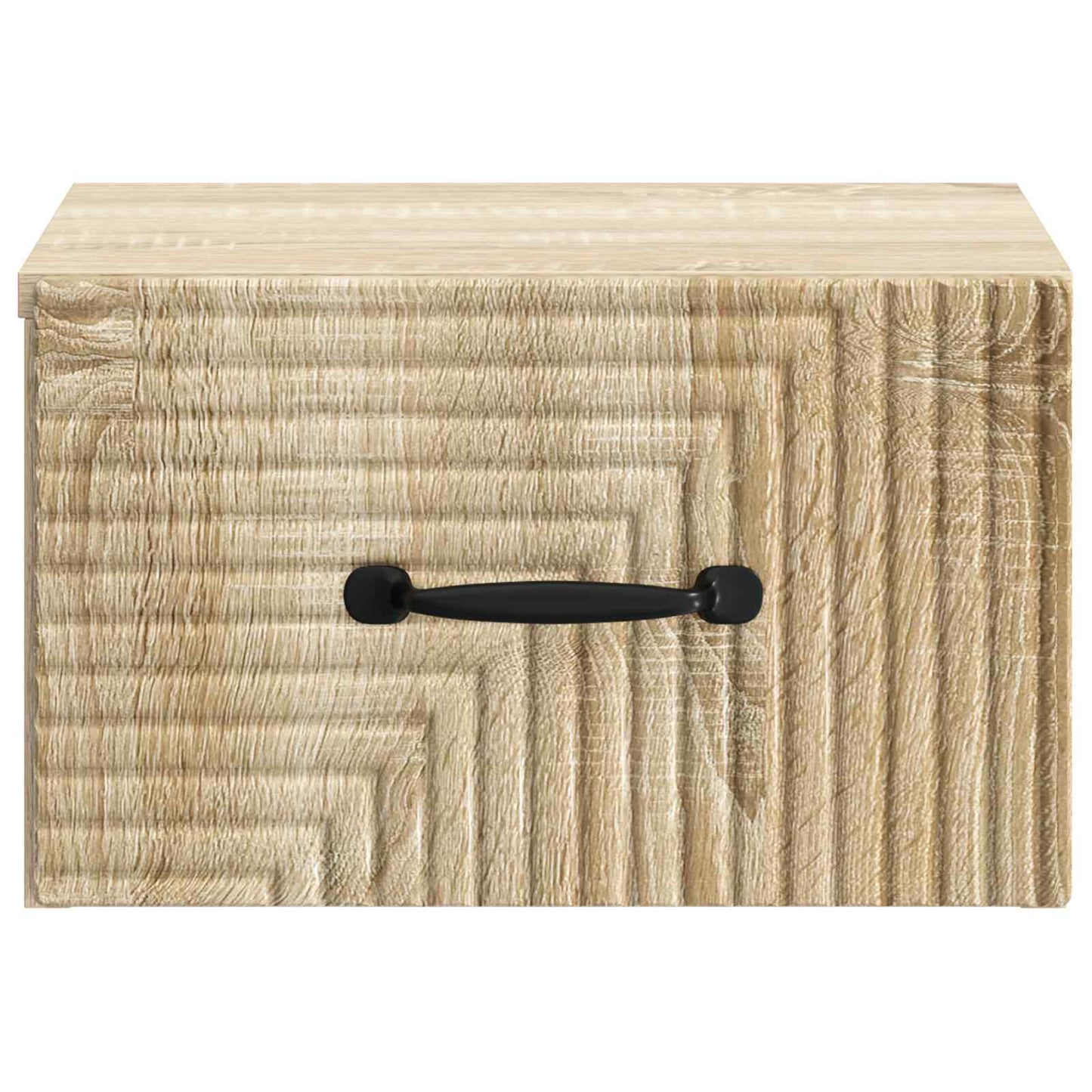 Wall-Mounted Bedside Cabinet Sonoma Oak 34.5 x 33 x 20 cm