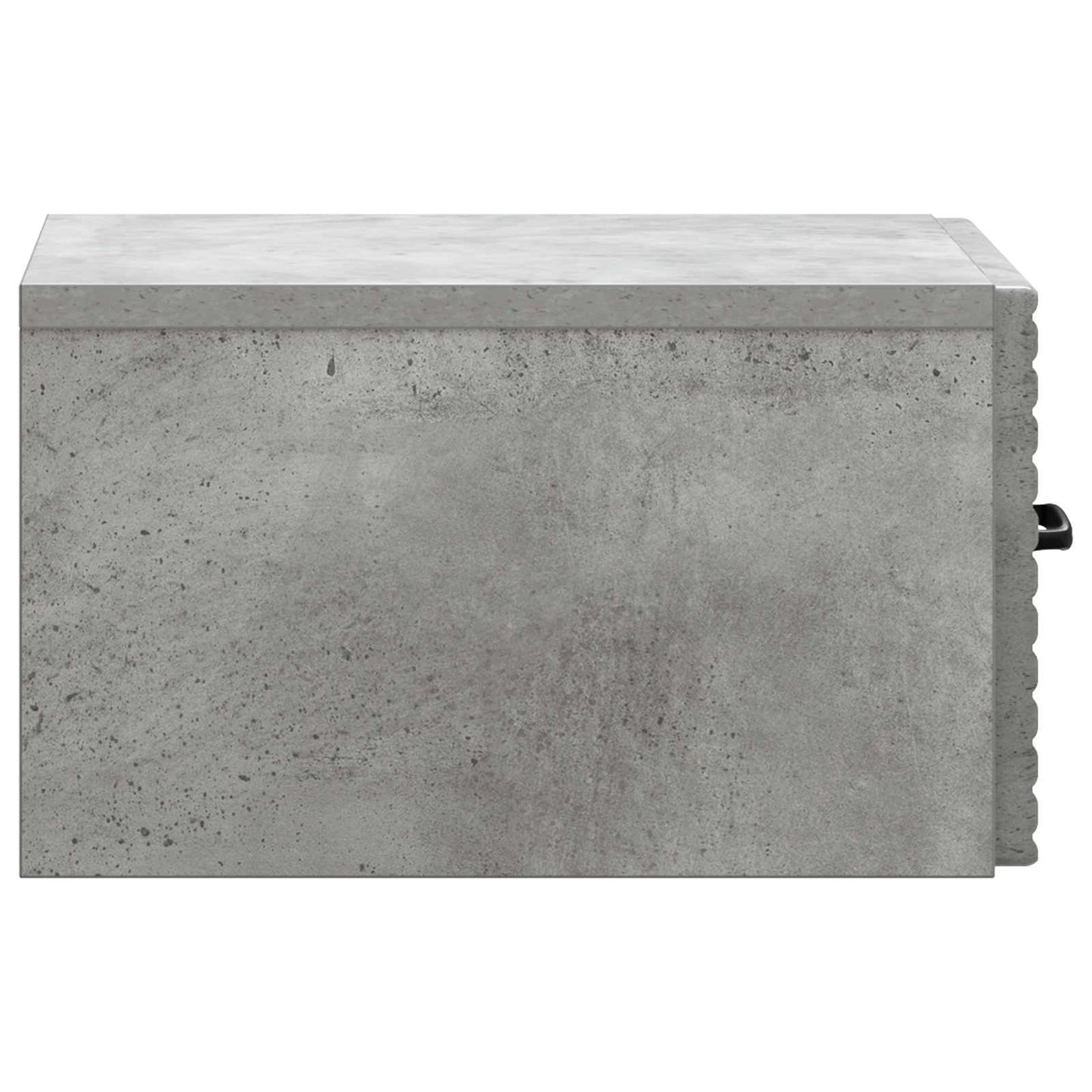 Wall-Mounted Bedside Cabinet 2 pcs Concrete Grey