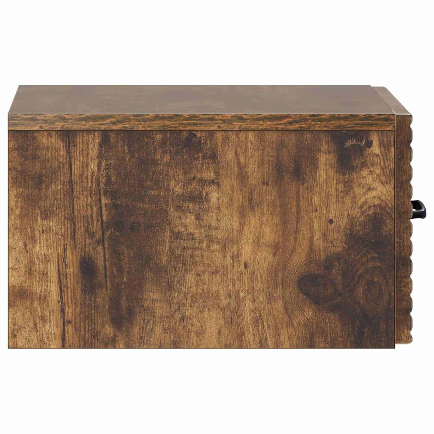 Wall-Mounted Bedside Cabinet Smoked Oak 34.5 x 33 x 20 cm