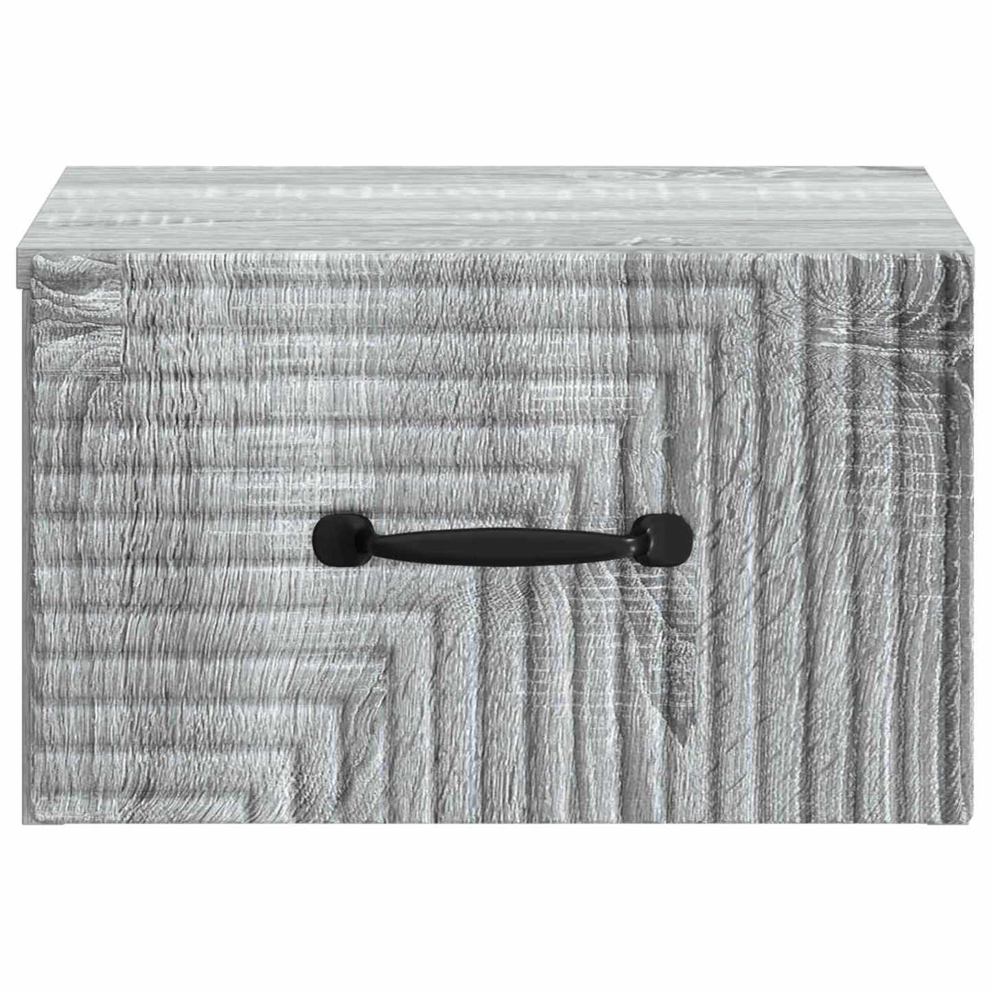 Wall-Mounted Bedside Cabinet Grey Sonoma 34.5 x 33 x 20 cm
