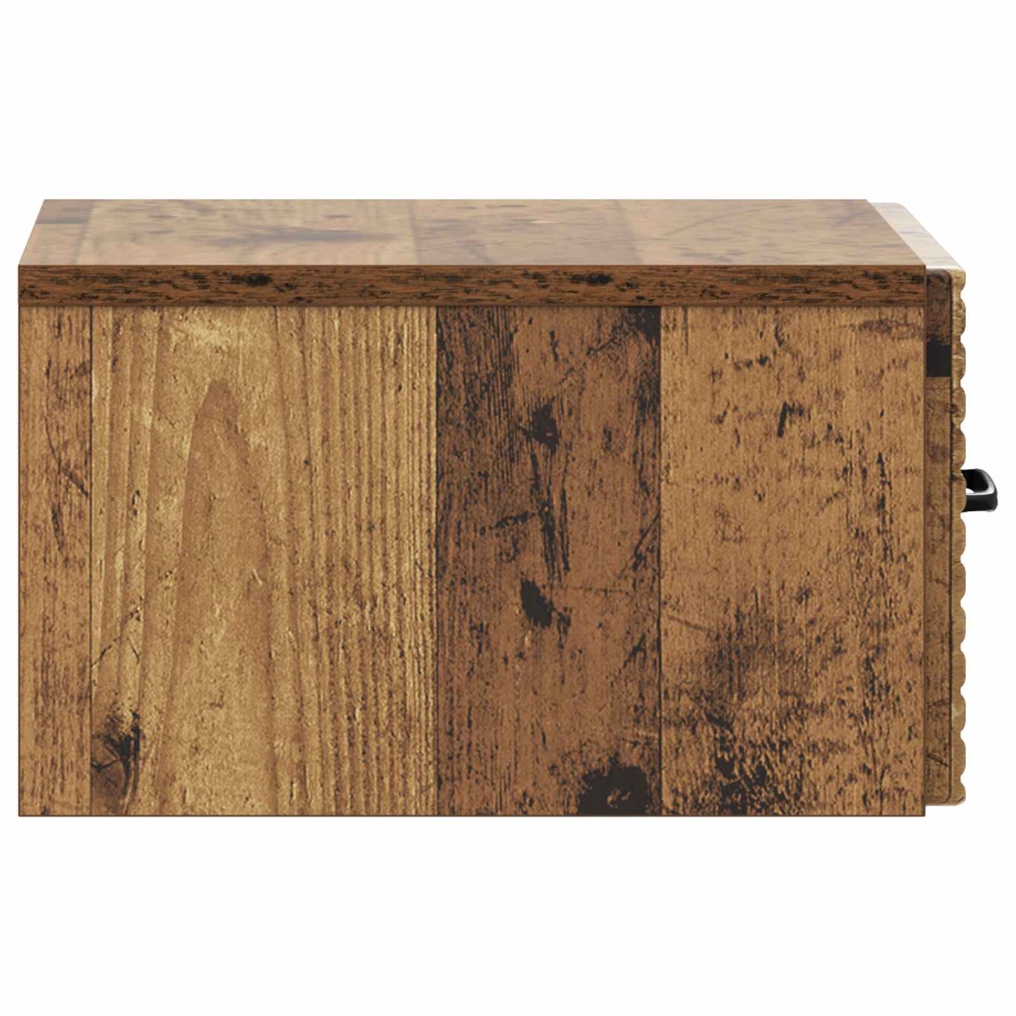Wall-Mounted Bedside Cabinet Old Wood 34.5 x 33 x 20 cm