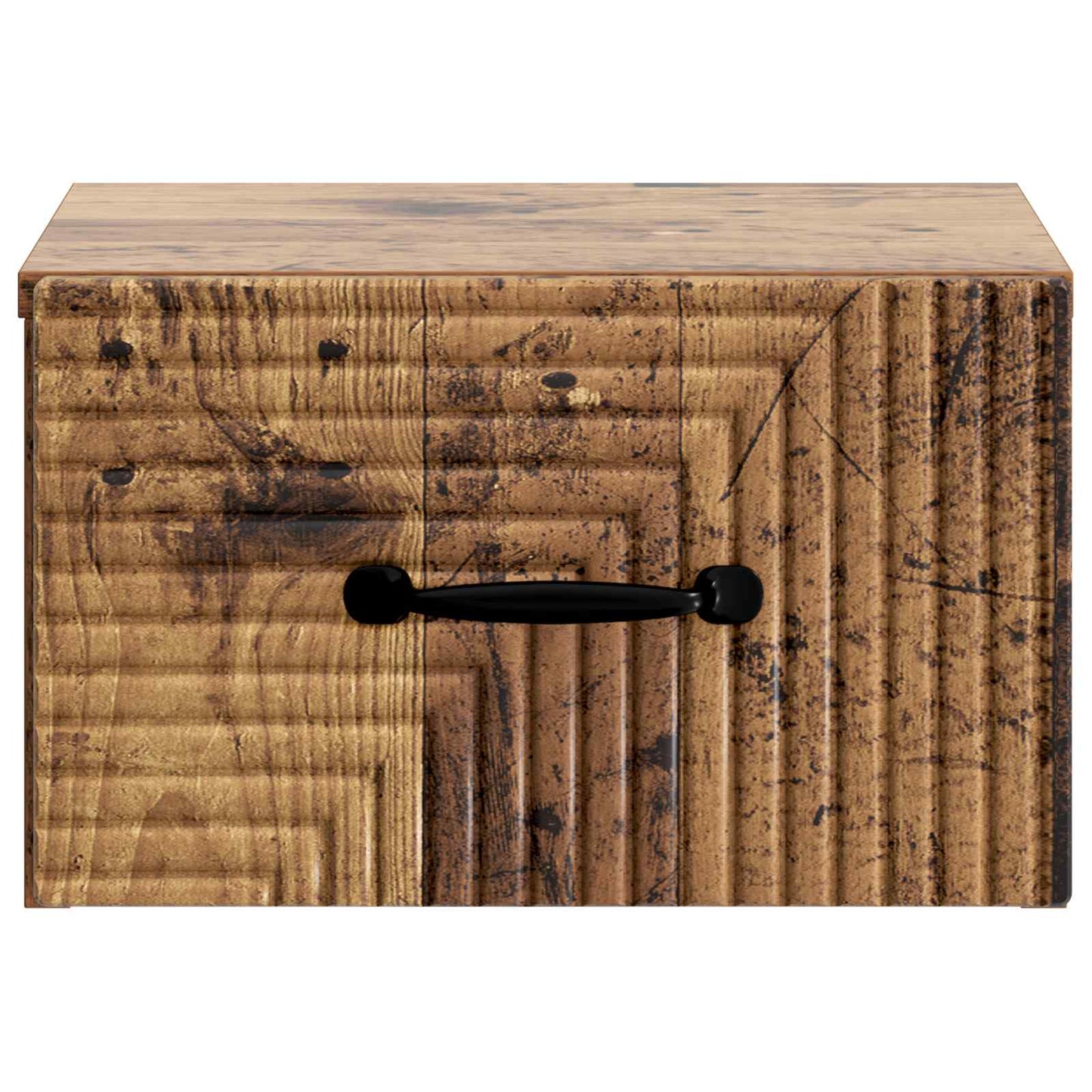 Wall-Mounted Bedside Cabinet 2 pcs Old Wood 34.5 x 33 x 20 cm