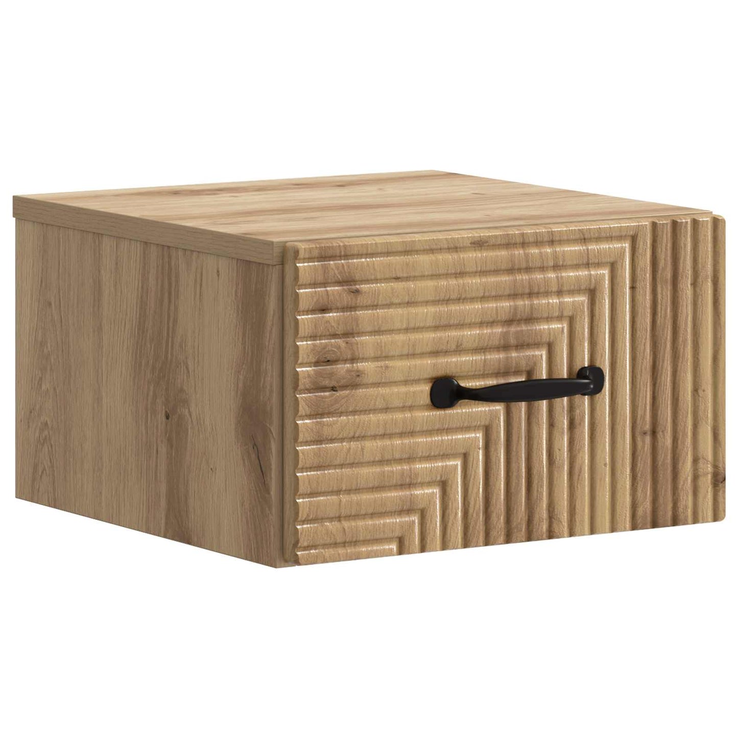 Wall-Mounted Bedside Cabinet Artisan Oak 34.5 x 33 x 20 cm