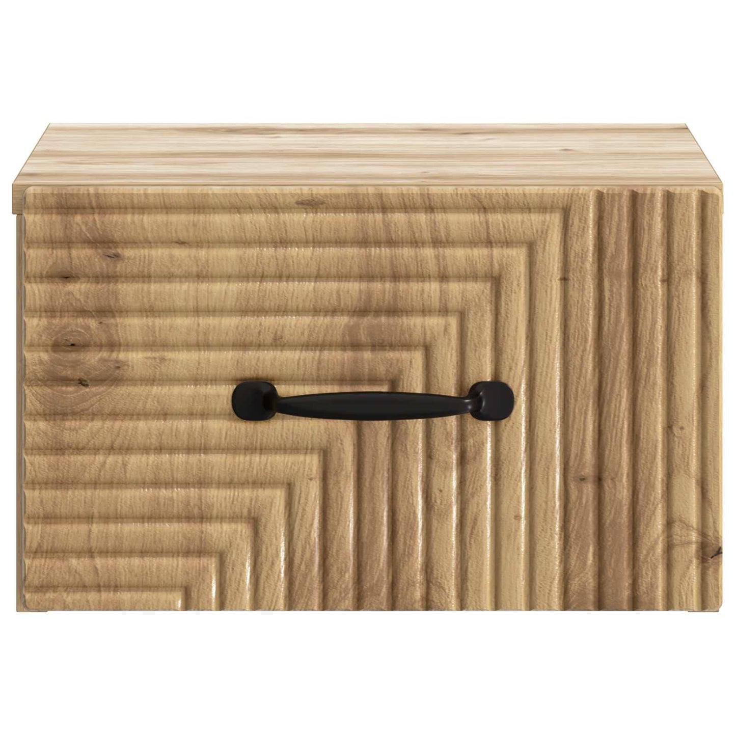 Wall-Mounted Bedside Cabinet 2 pcs Artisan Oak Engineered Wood