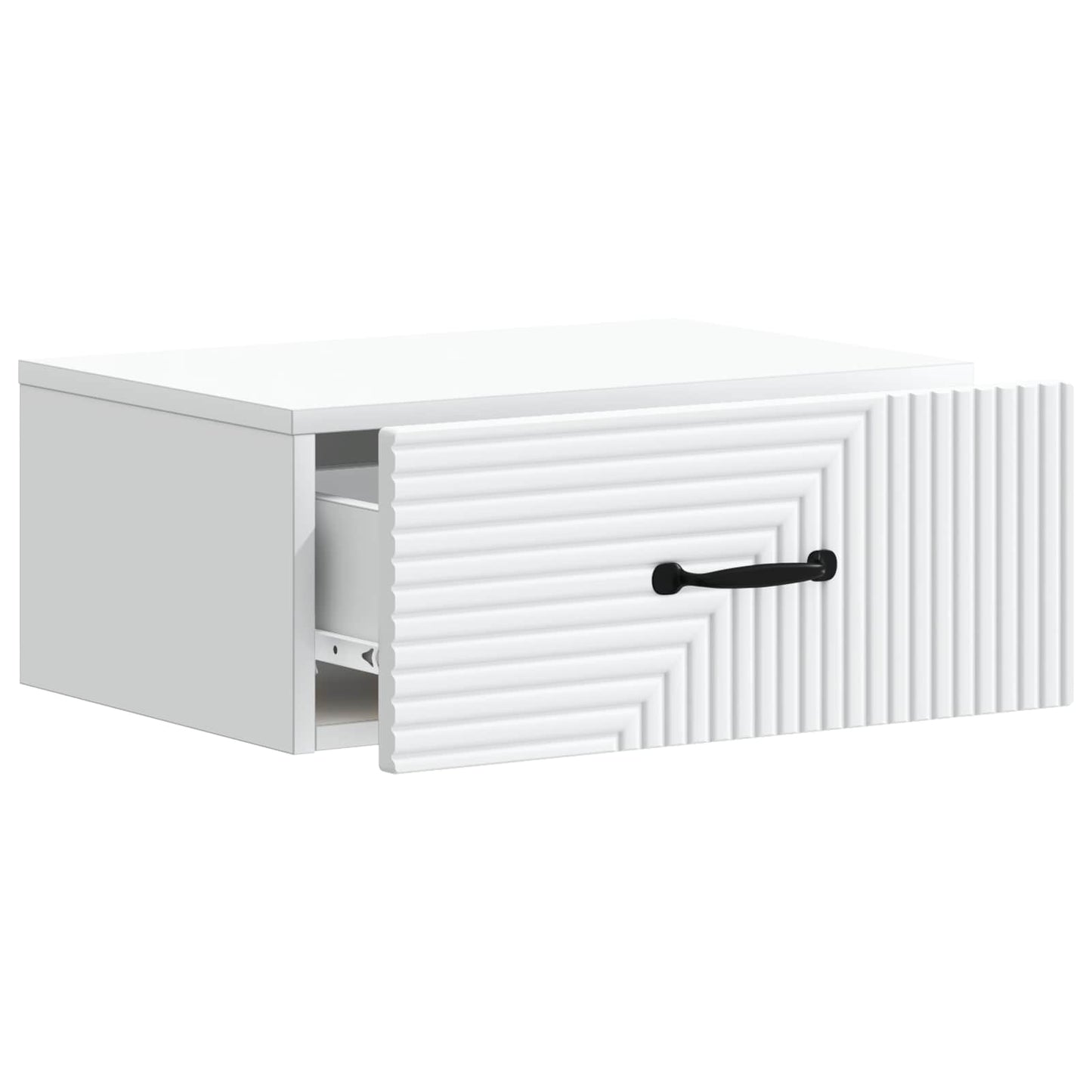 Wall-Mounted Bedside Cabinet 2 pcs White 49 x 34.5 x 20 cm