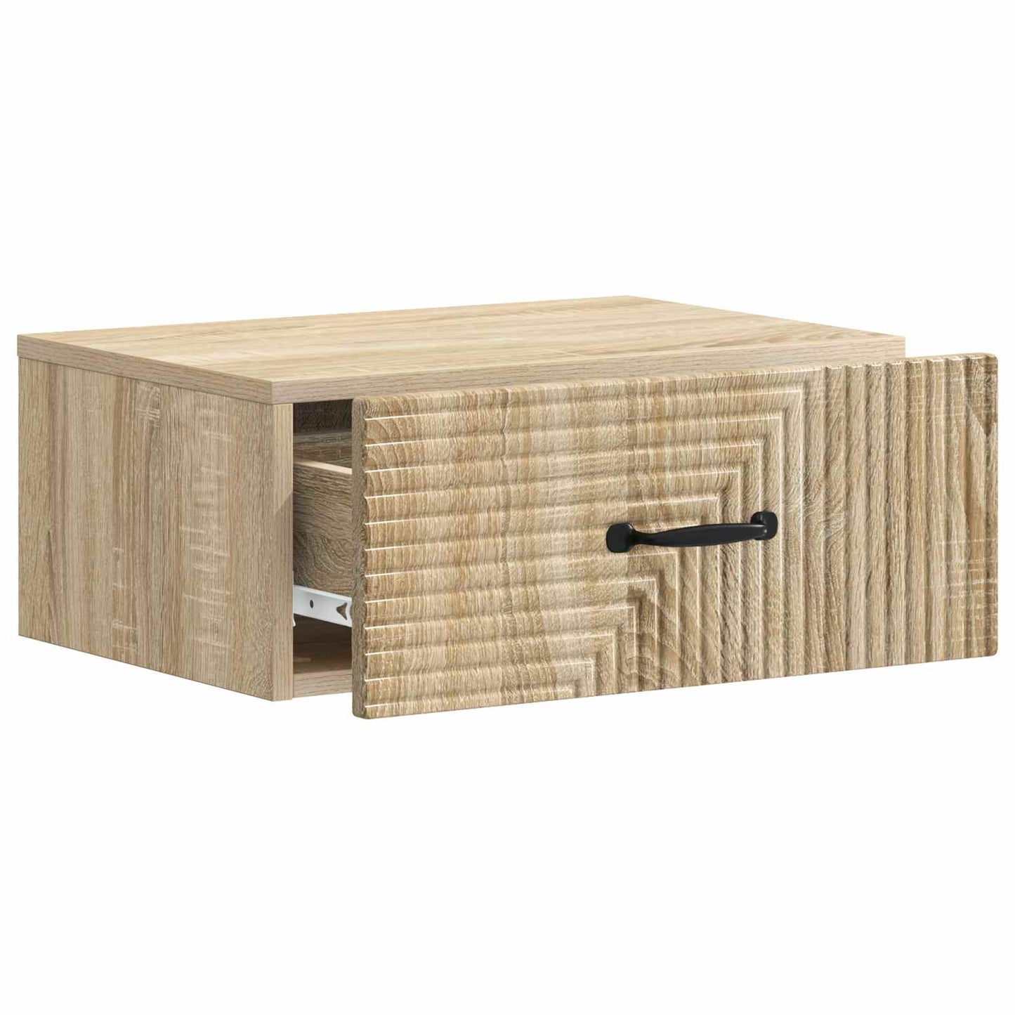 Wall-Mounted Bedside Cabinet 2 pcs Sonoma Oak 49 x 34.5 x 20 cm