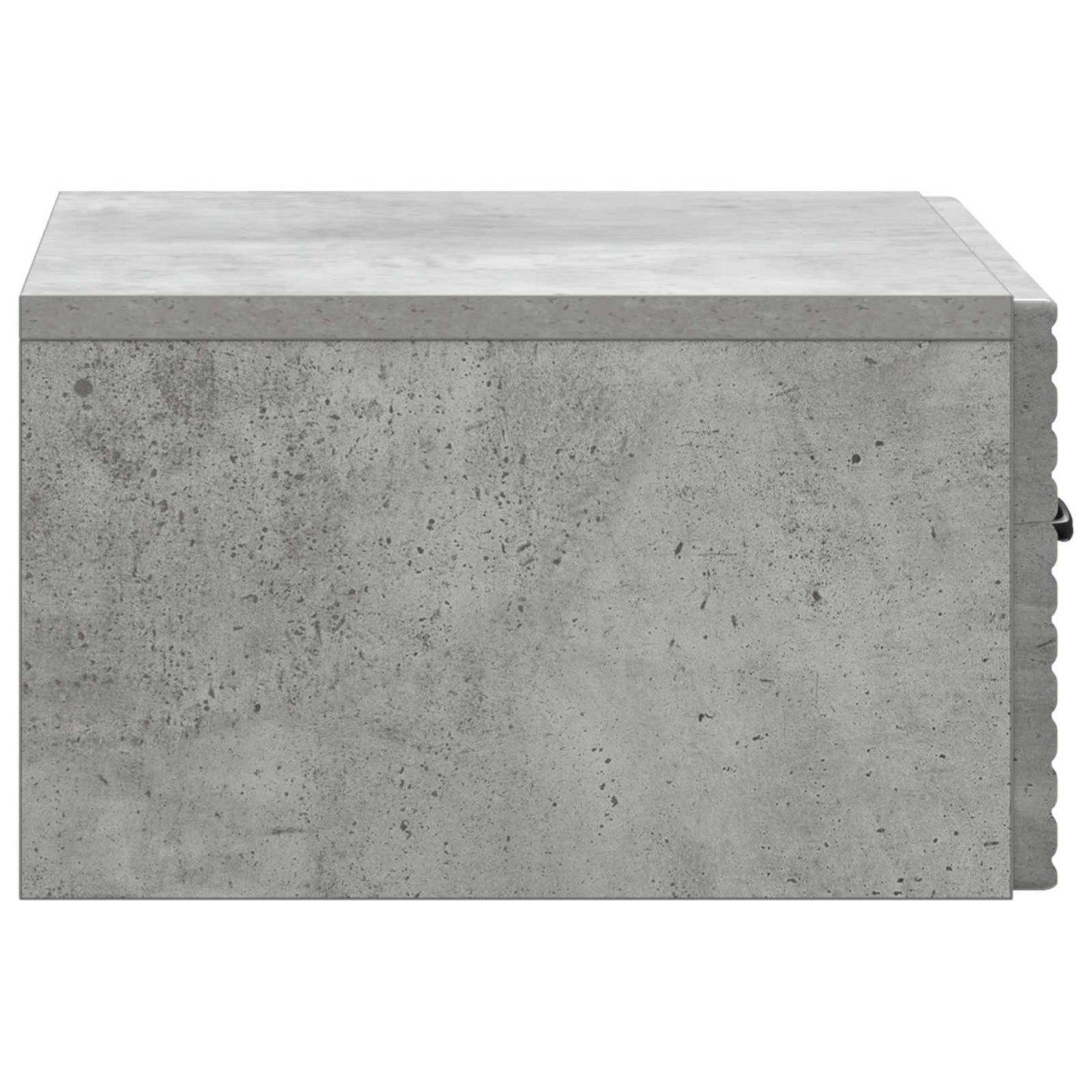 Wall-Mounted Bedside Cabinet Concrete Grey 49 x 34.5 x 20 cm