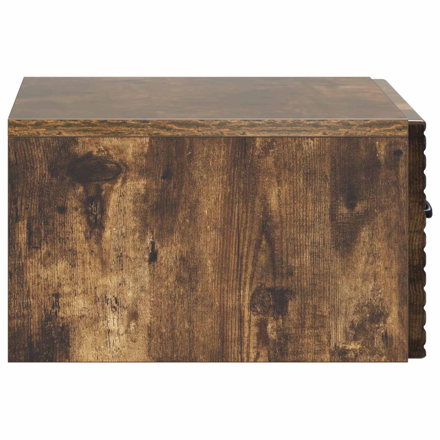 Wall-Mounted Bedside Cabinet Smoked Oak 49 x 34.5 x 20 cm