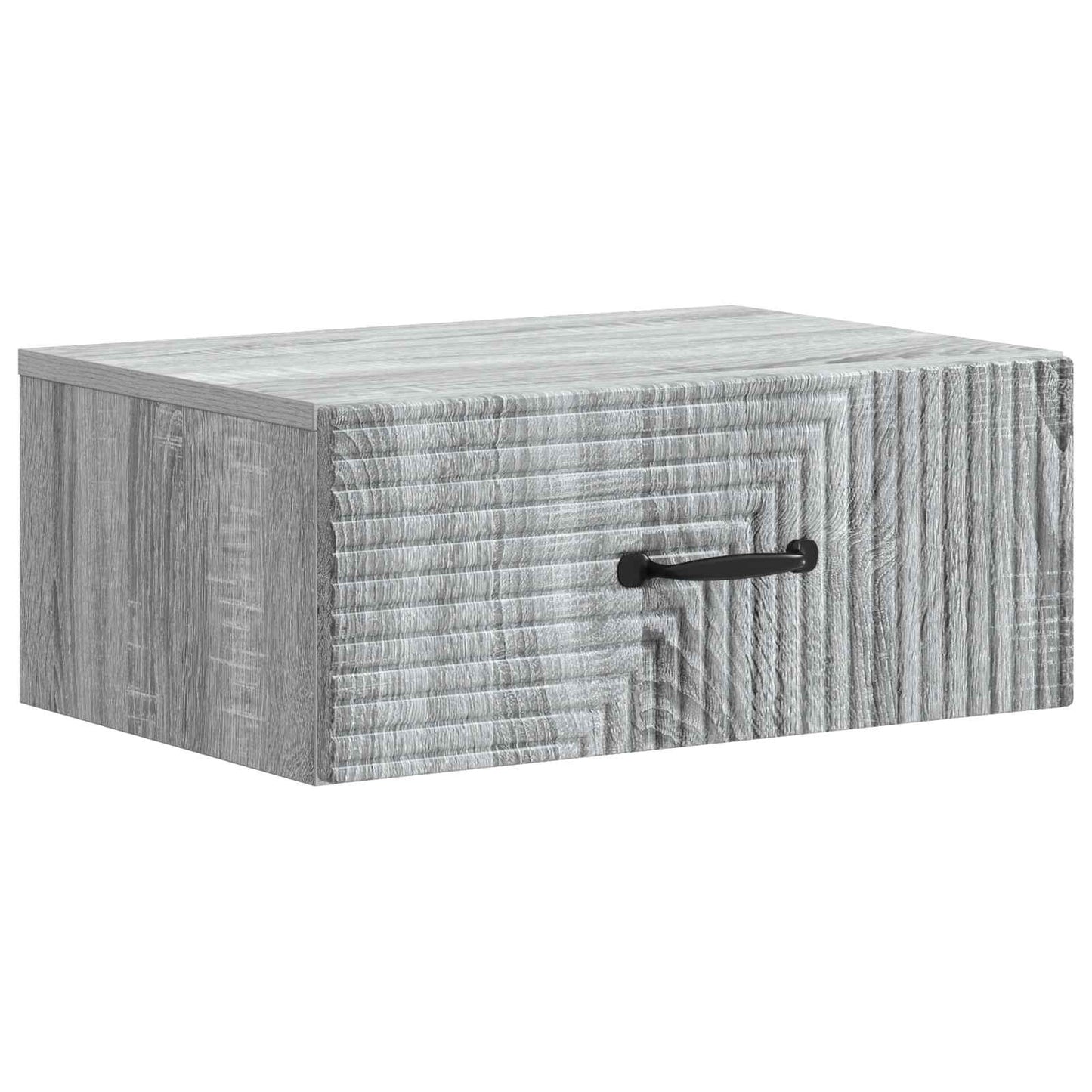 Wall-Mounted Bedside Cabinet 2 pcs Grey Sonoma