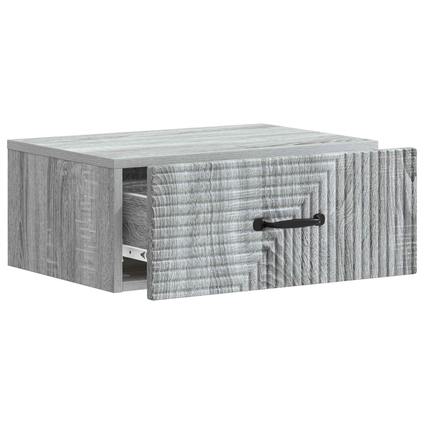 Wall-Mounted Bedside Cabinet 2 pcs Grey Sonoma