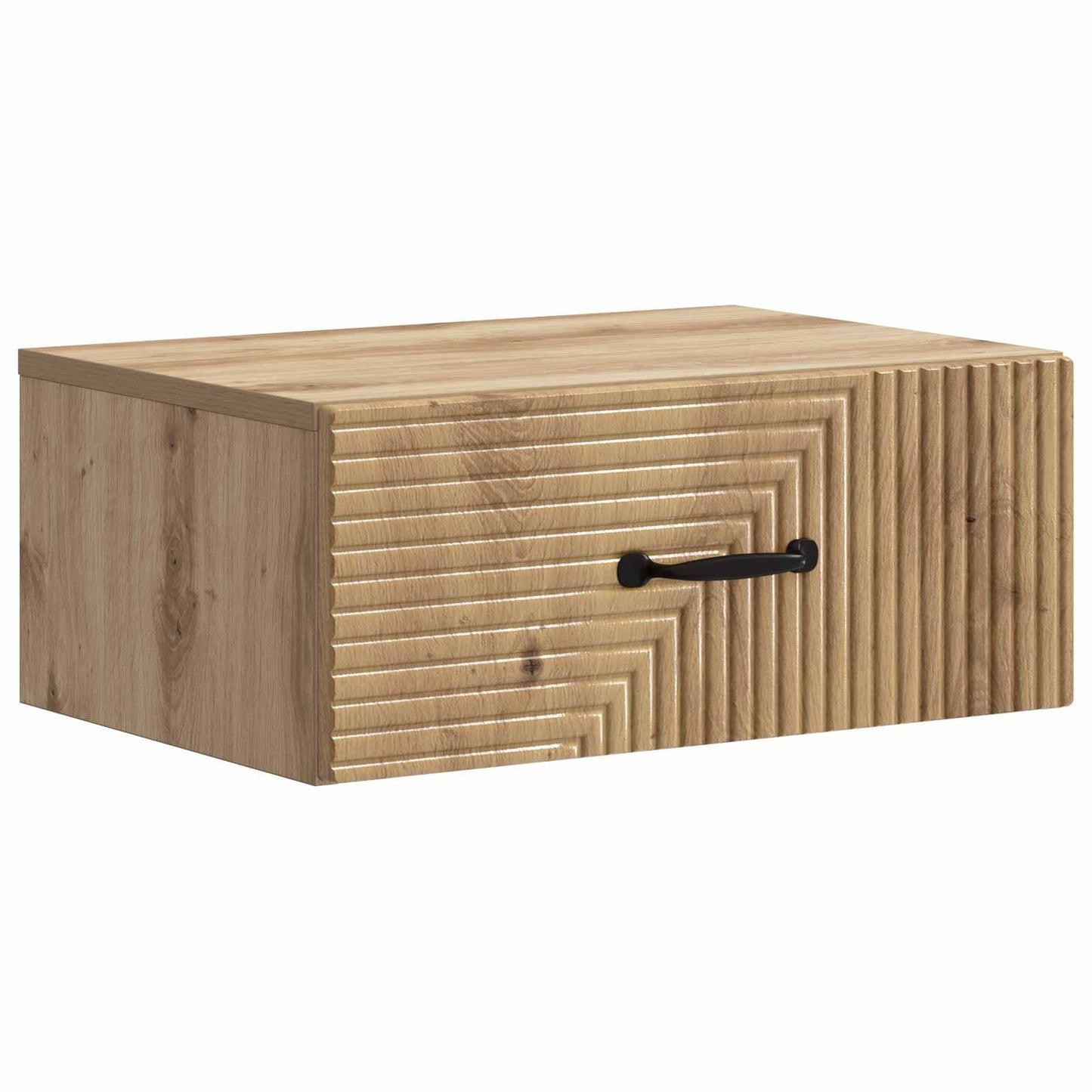 Wall-Mounted Bedside Cabinet Artisan Oak 49 x 34.5 x 20 cm