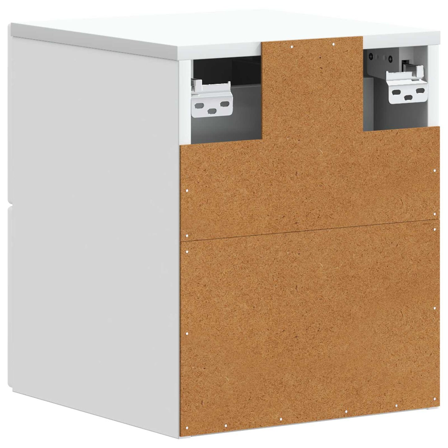 Wall-Mounted Bedside Cabinet 2 pcs White 34.5 x 33 x 40 cm