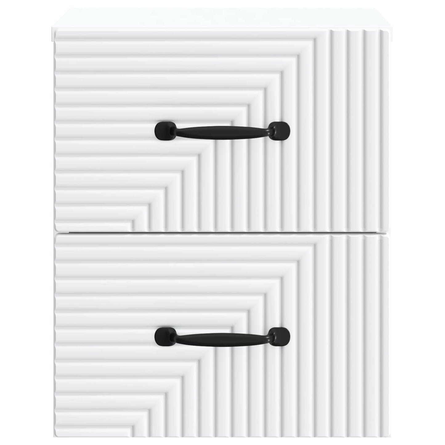 Wall-Mounted Bedside Cabinet 2 pcs White 34.5 x 33 x 40 cm